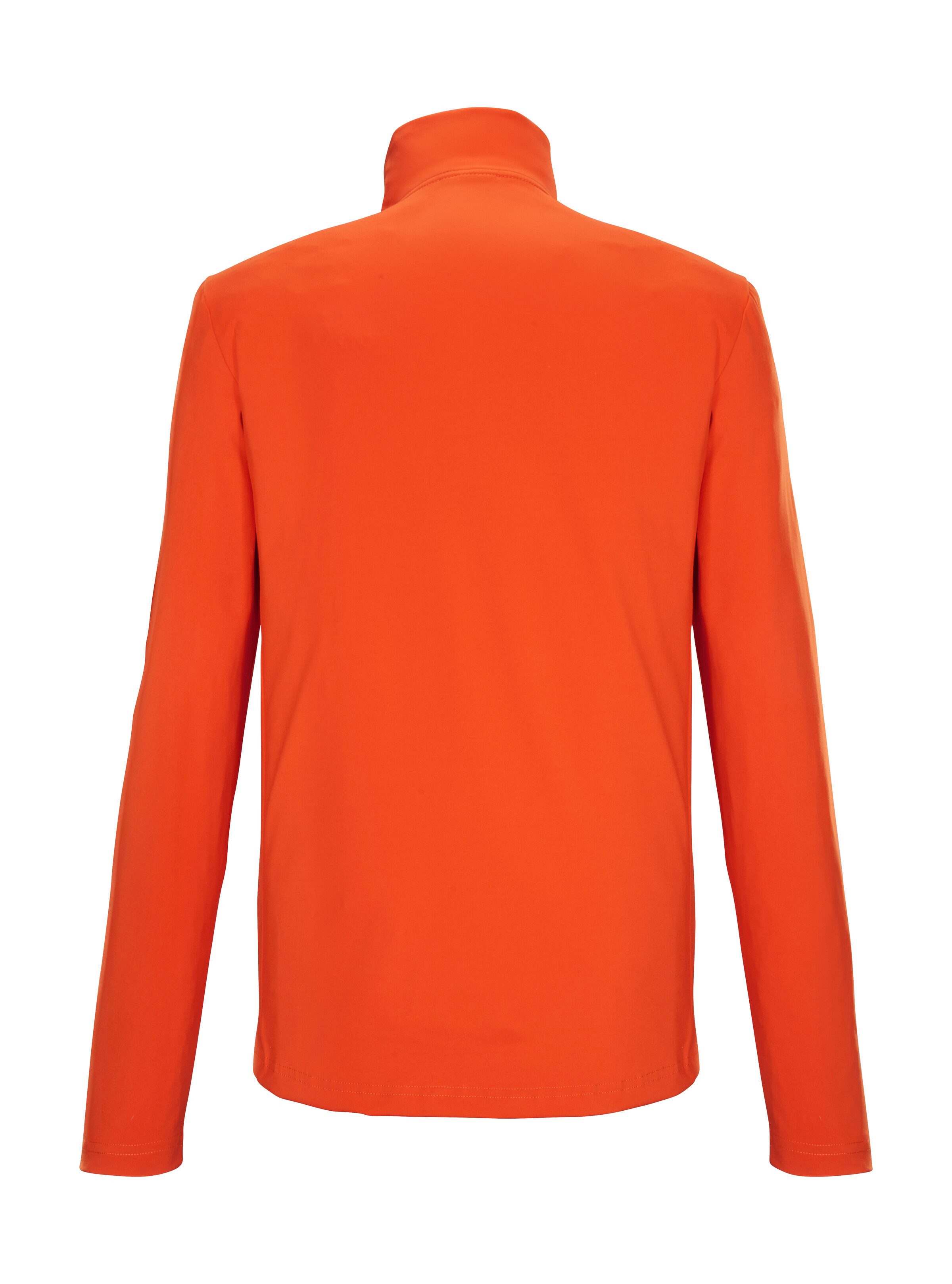 Killtec Langarmshirt KSW 71 MN FLX SHRT Funktionsshirt mit Stehkragen, warm, bequem, Zipper mit Kinnschutz