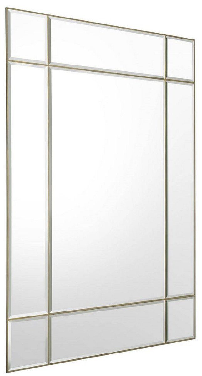 Luxus Vintage x 4 H. Luxus Messingfarben x Casa - 140 Spiegel Spiegel Wandspiegel Wohnzimmer Padrino - Möbel - Schlafzimmer Wandspiegel Spiegel Garderoben 180 - cm