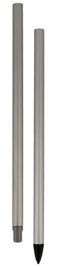 Lantelme Regenmesser Frosch und Gartenthermometer Sonne Regenmesser (Metall Erdspieße, inkl. 2x 40cm Erdspieß Metall)