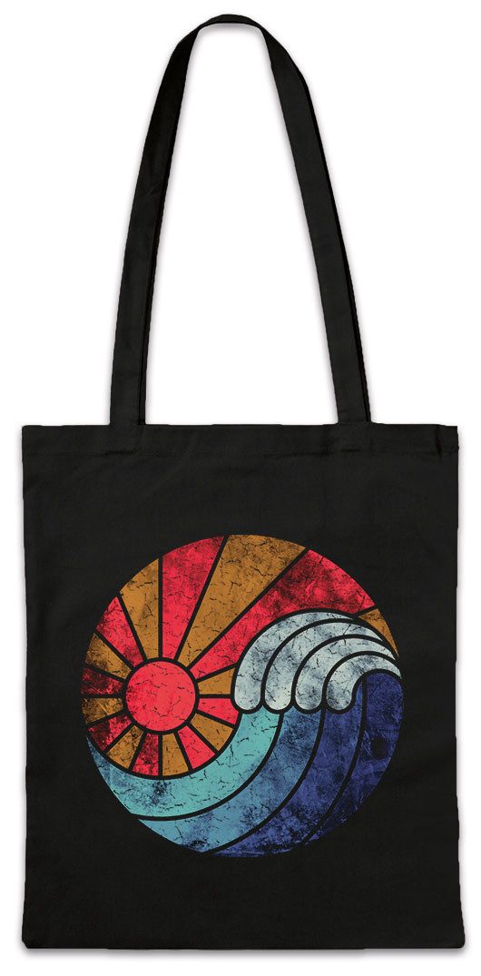 Beuteltasche Fire Water Yin Yang Stofftasche Feuer Wasser Esoterik Yin-Yang Logo