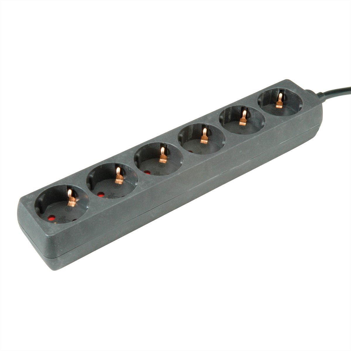 Steckdosenleiste ROLINE Schalter ohne Steckdosenleiste (Kabellänge 3 m) 6-fach