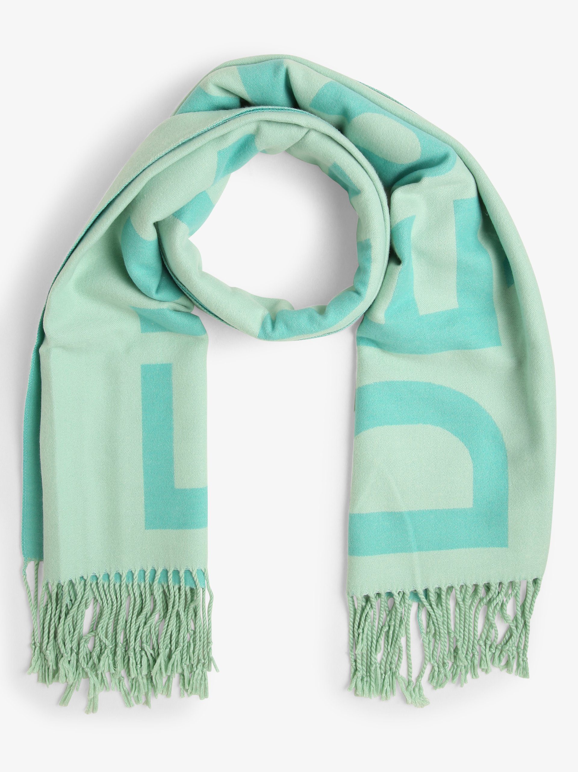 Comma Gemusterter Schal Aus Web-Jacquard – Weich, Wärmend, Mit Fransen – Stilvolles Accessoire Für Herbst & Winter