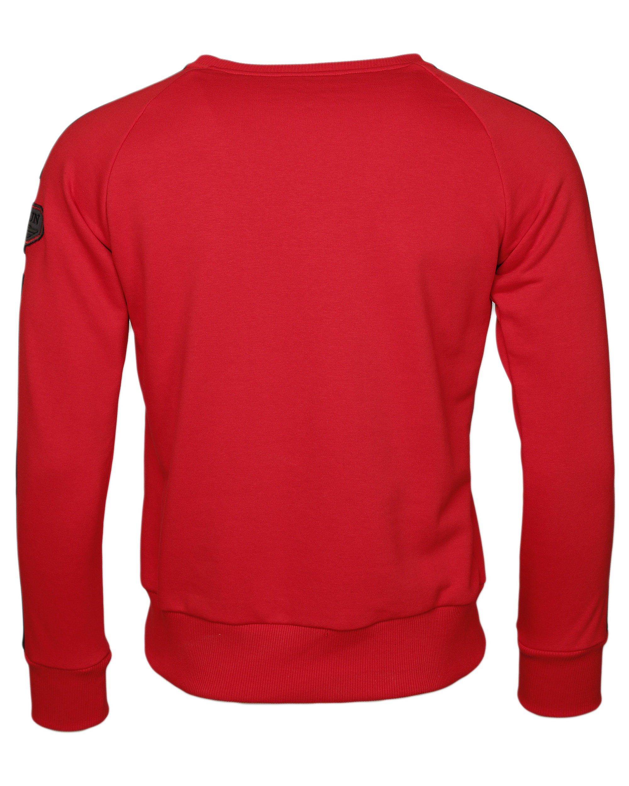 red TG20191013 GUN TOP Streak Sweater