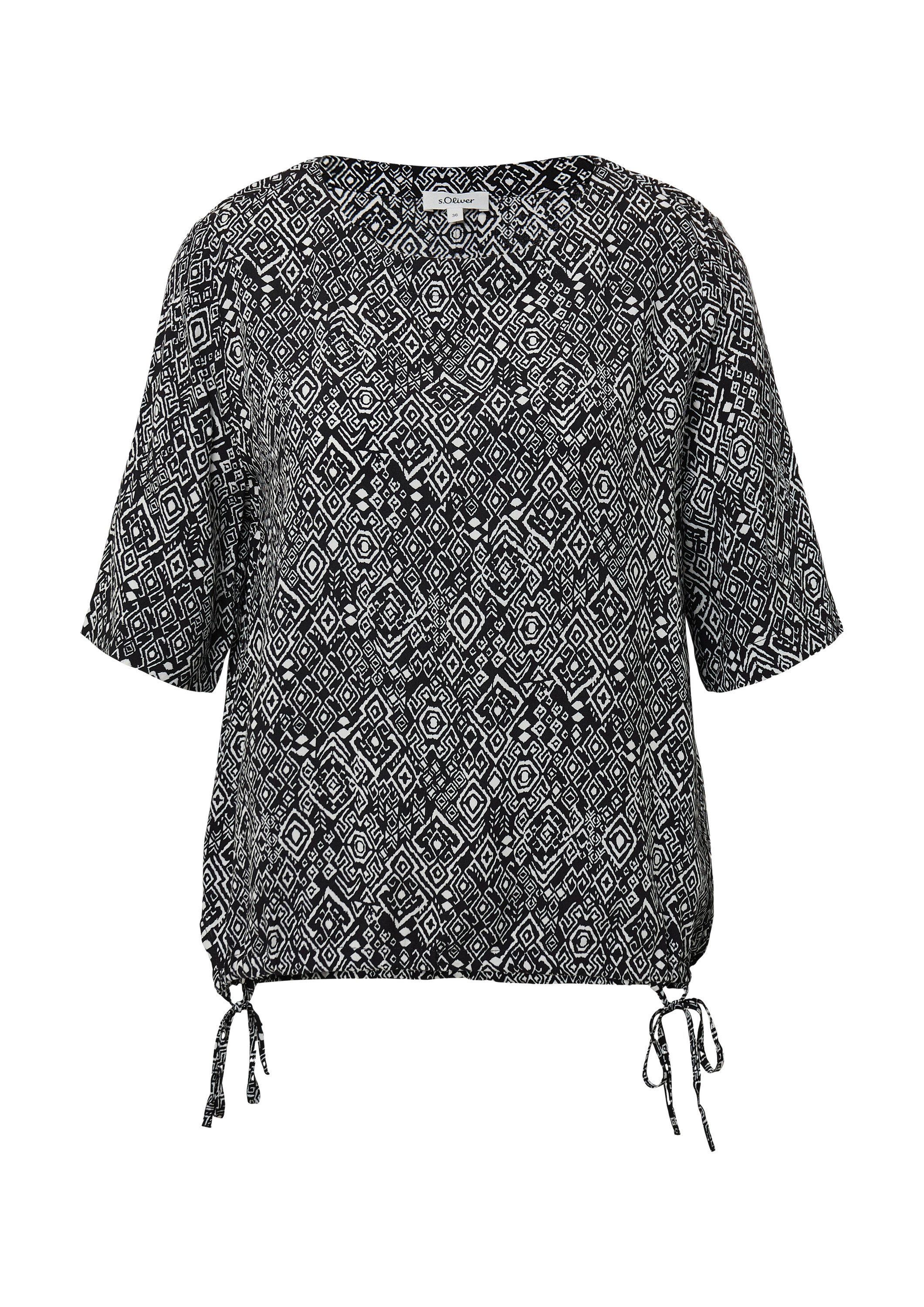 s.Oliver Kurzarmbluse Bluse (1-tlg) günstig online kaufen