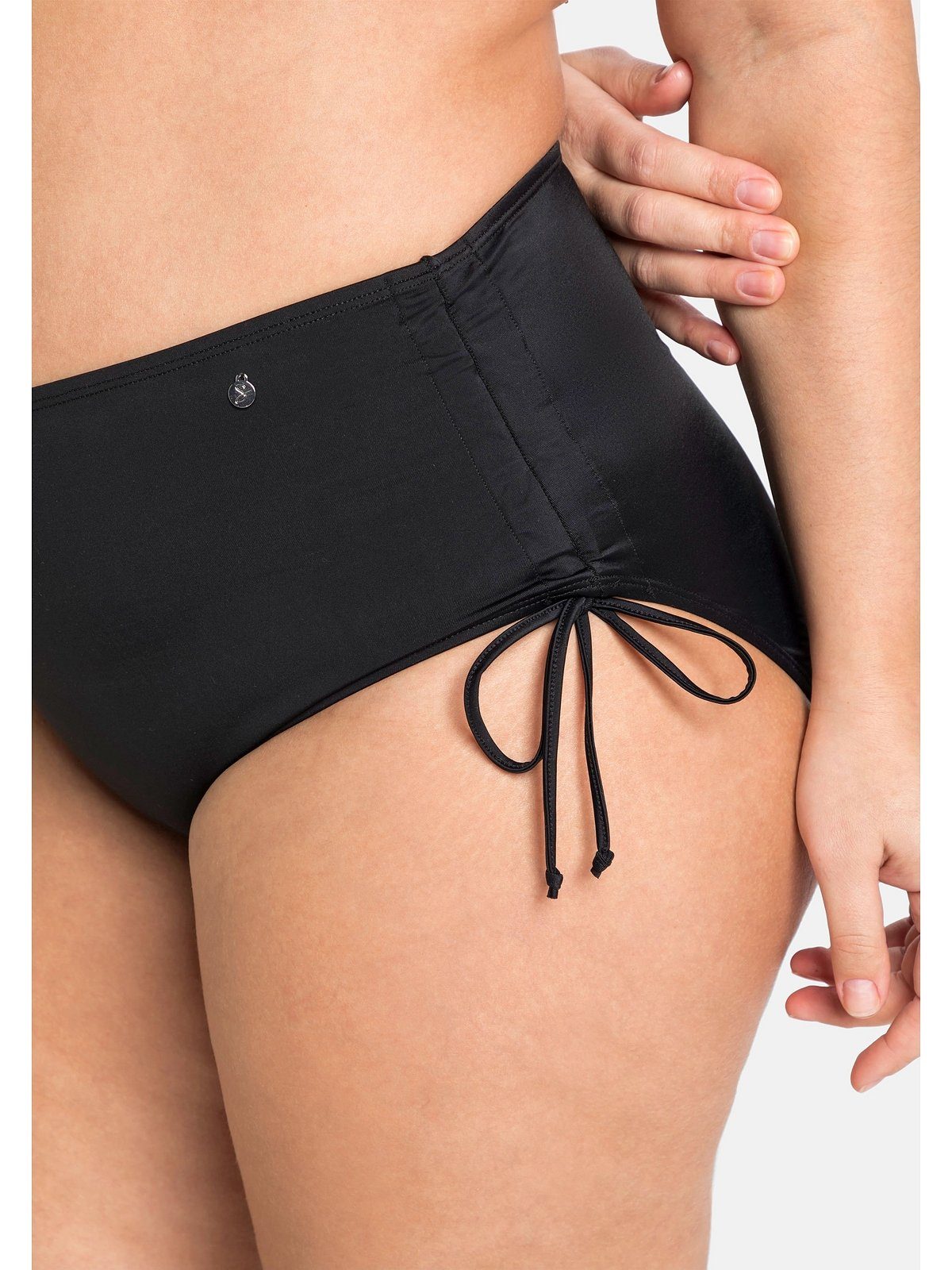 Sheego Bikini-Hose Große Größen mit Shaping-Effekt vorn, seitlich zu raffen