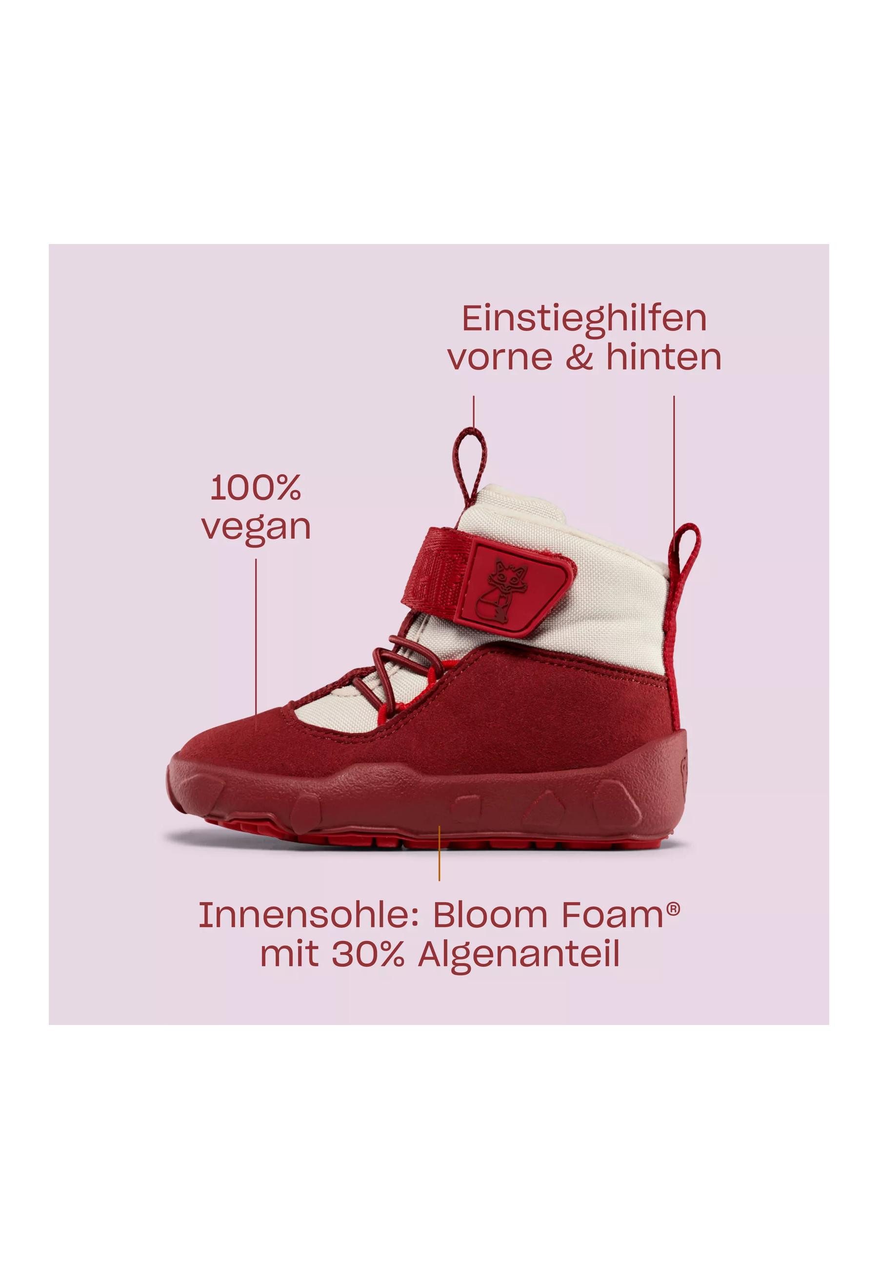 Affenzahn Vegan Warmy . Lauflernschuh warm gefüttert