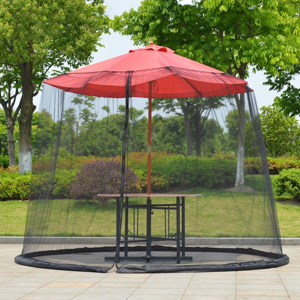 Black for Rutaqian für Abdeckung Rome Outdoor Camping Rasen Moskitonetz Umbrella Moskitonetz, Sonnenschirm Garten