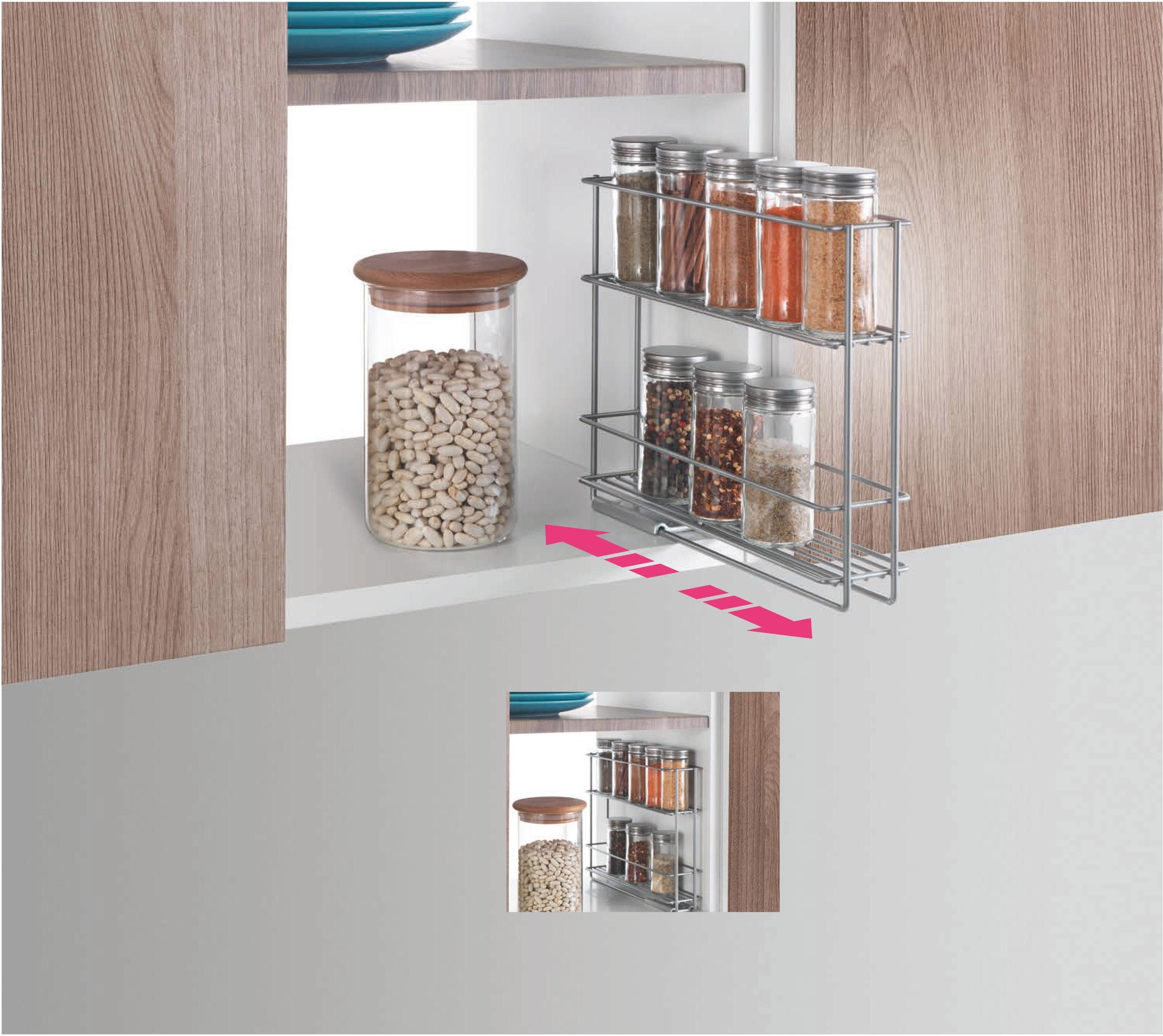 Metaltex Gewürzregal In & Out, exklusive Metaltex-Polytherm®-Beschichtung – Bild 3 von 4