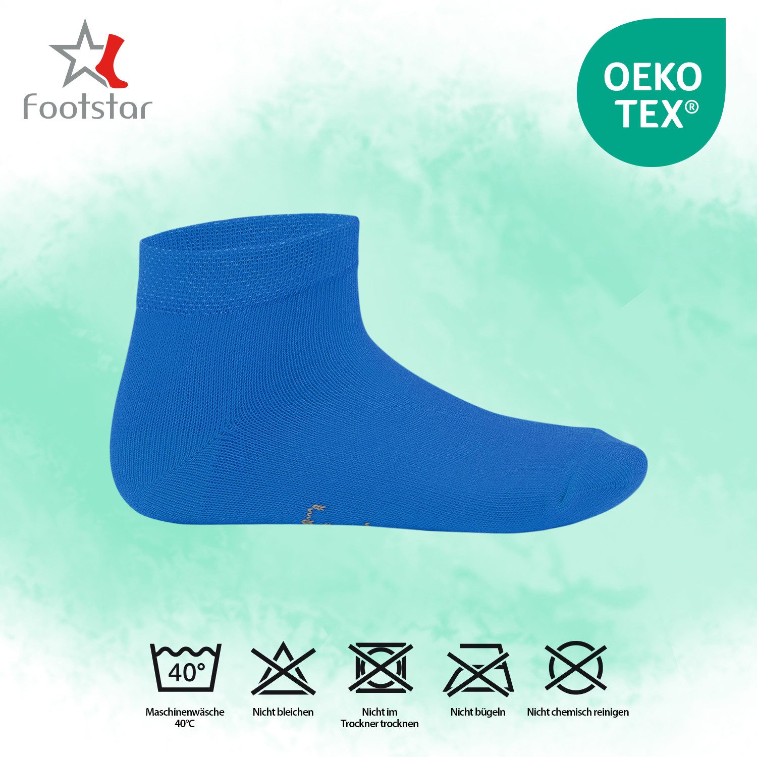 Footstar Kurzsocken EVERYDAY! 10 Paar Kinder Quarter Socken Kurzsocken