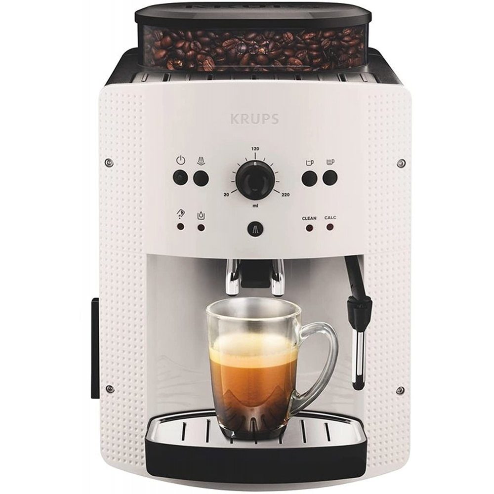 Kaffeevollautomat - - Kaffee-Vollautomat weiß/schwarz Krups EA 8105