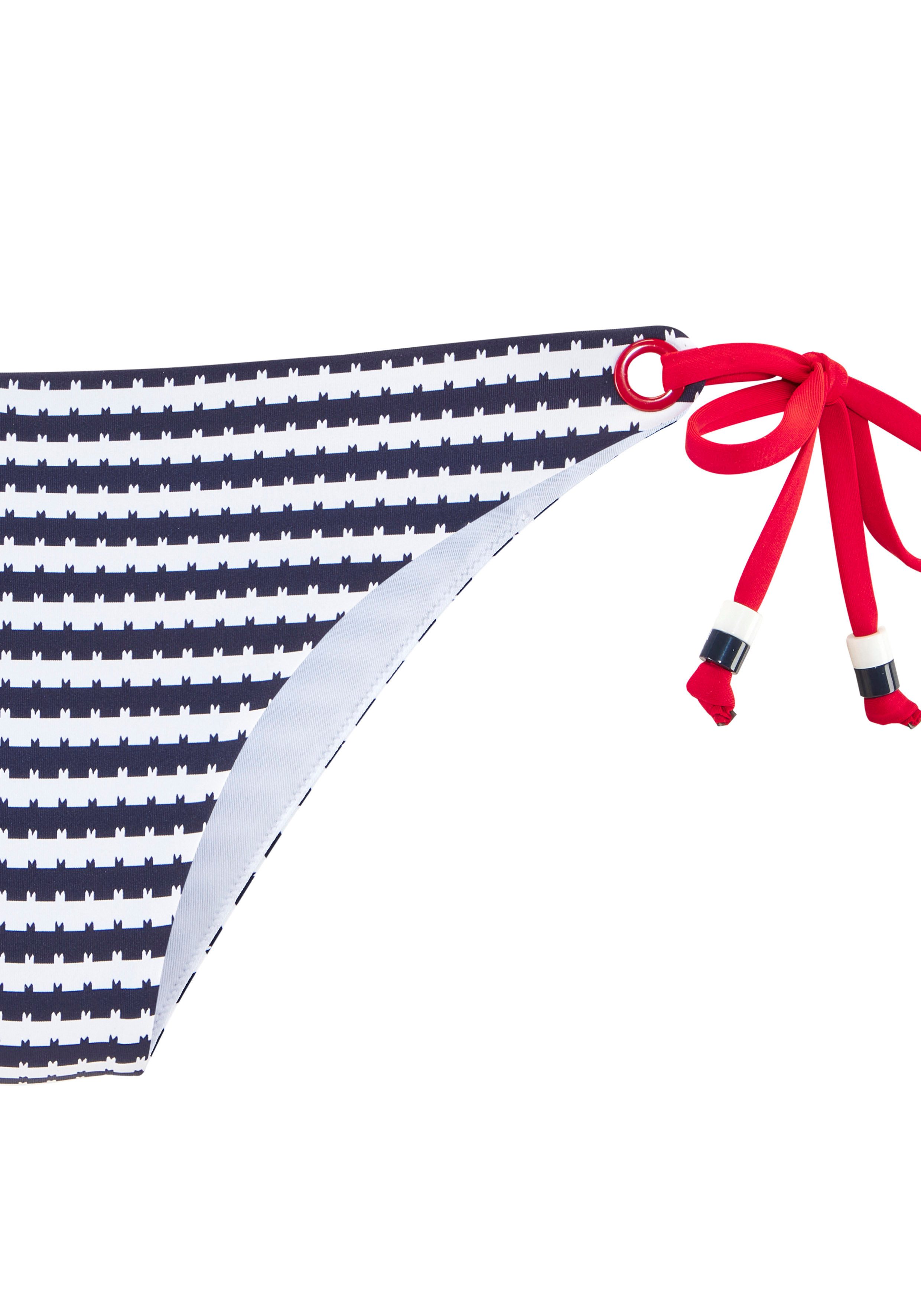 s.Oliver Bikini-Hose Elain mit kontrastfarbigen Zierringen