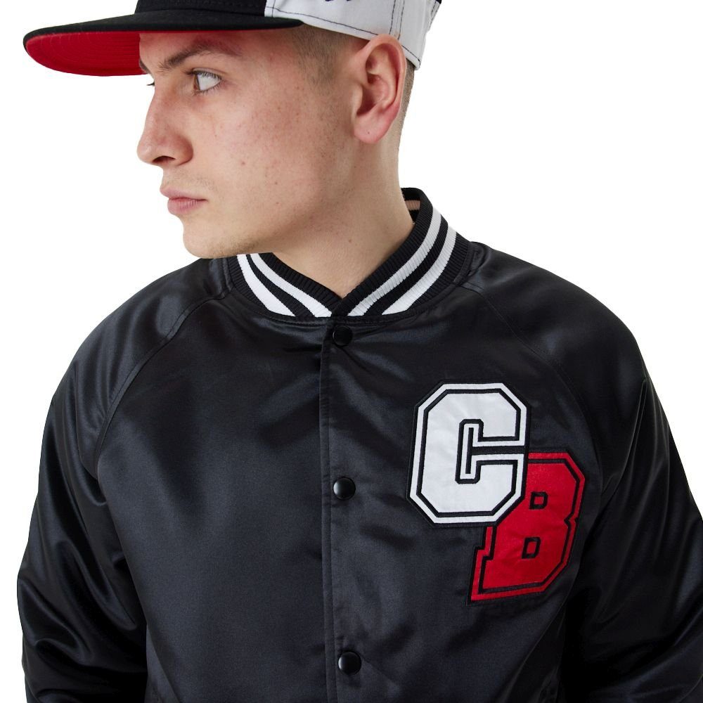 New Era Bulls Chicago Bomberjacke NBA Satin