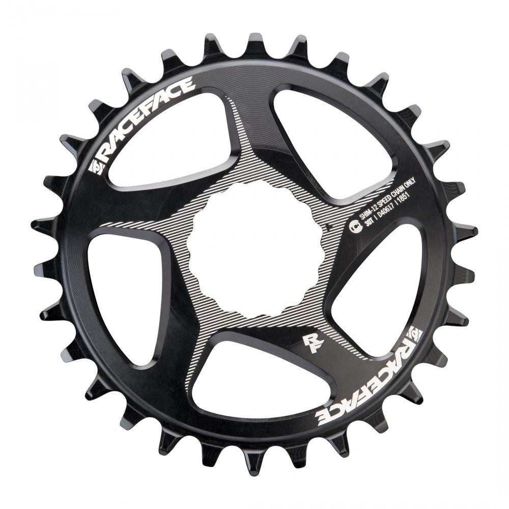 Race Face Fahrradketten Race Face Cinch Direct Mount Kettenblatt, 55mm, 30 Z., schwarz - präzi