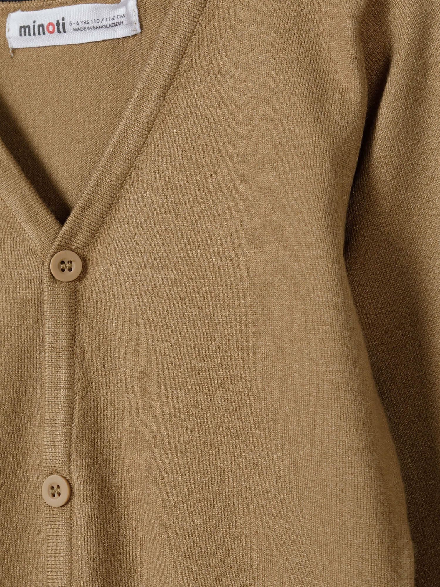 MINOTI Cardigan Feiner Cardigan mit Knöpfen und V-Ausschnitt (2y-14y)