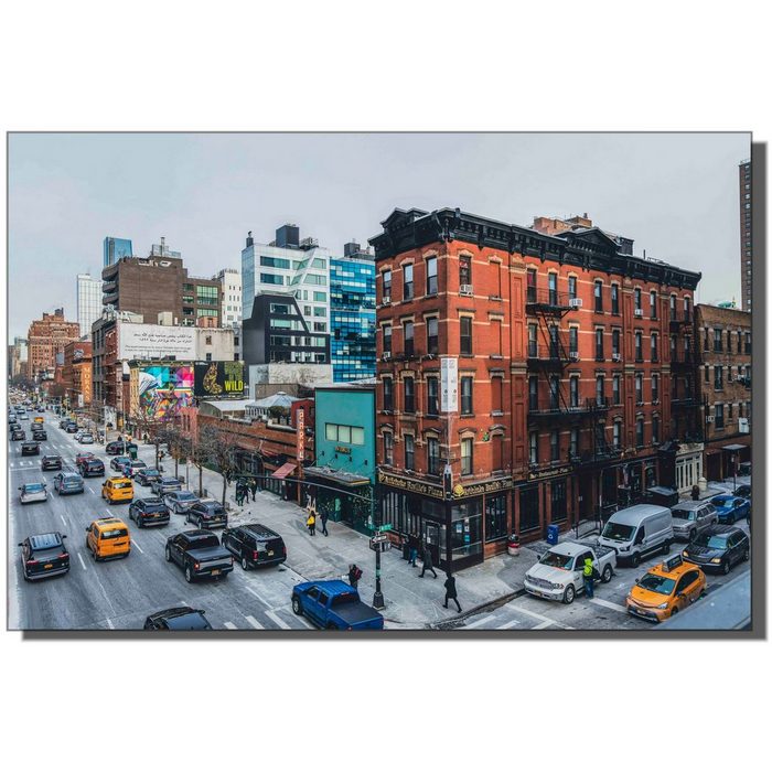 Victor (Zenith) Acrylglasbild Morans Corner Architektur in 30x45 cm Glasbilder Stadt Bilder New York XXL