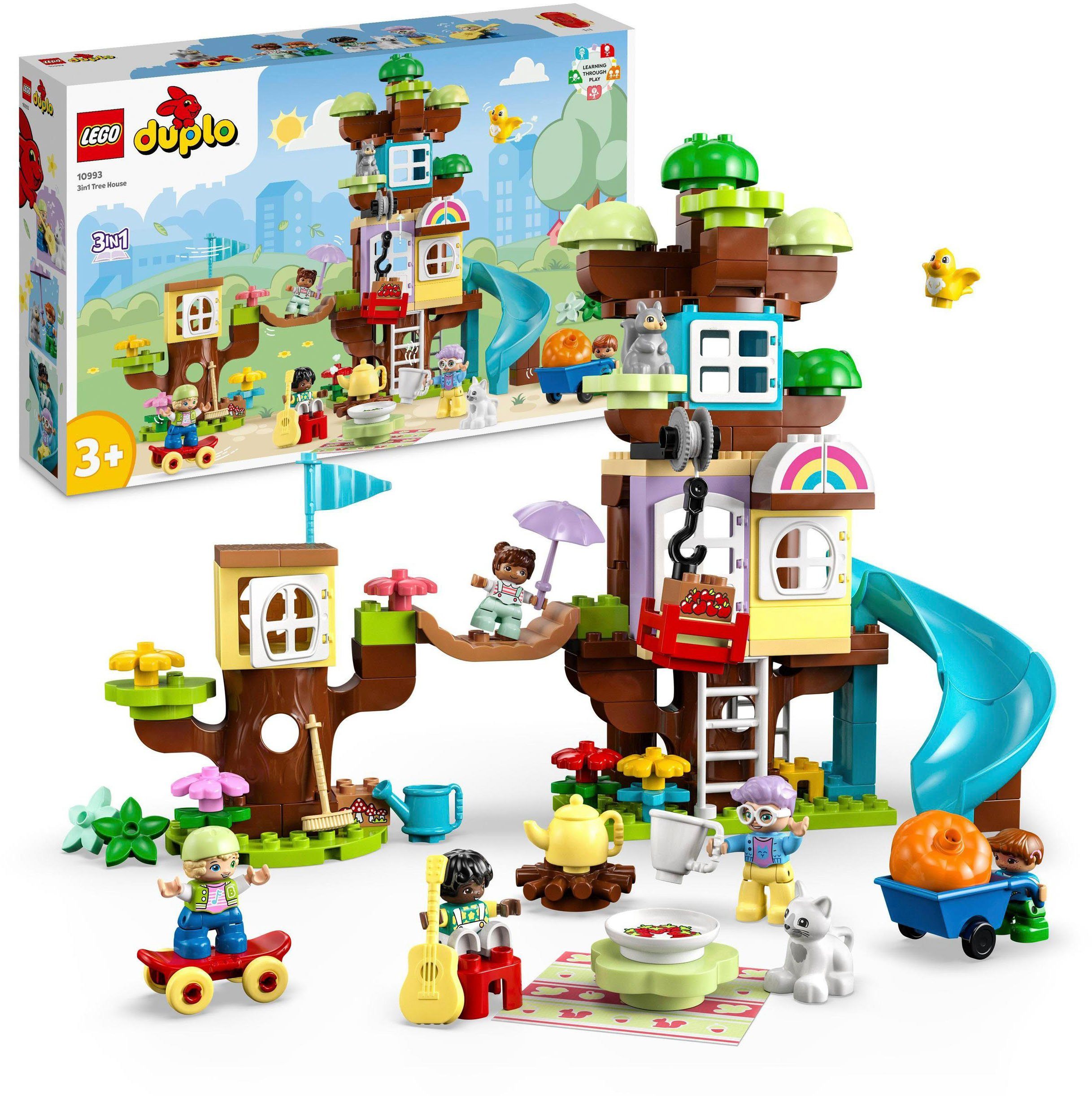 LEGO® Konstruktionsspielsteine 3in1 Baumhaus (10993), LEGO® DUPLO Town, (126 St)