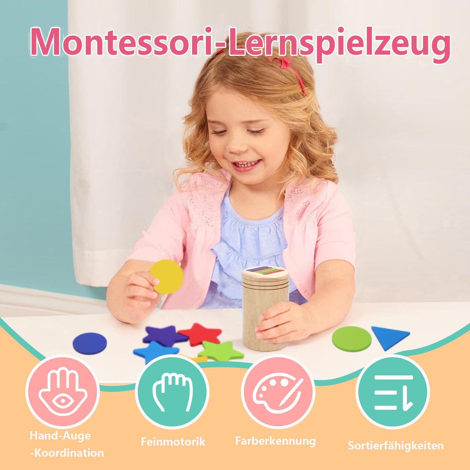 CLTYQ Lernspielzeug Montessori Spielzeug ab 1 günstig online kaufen
