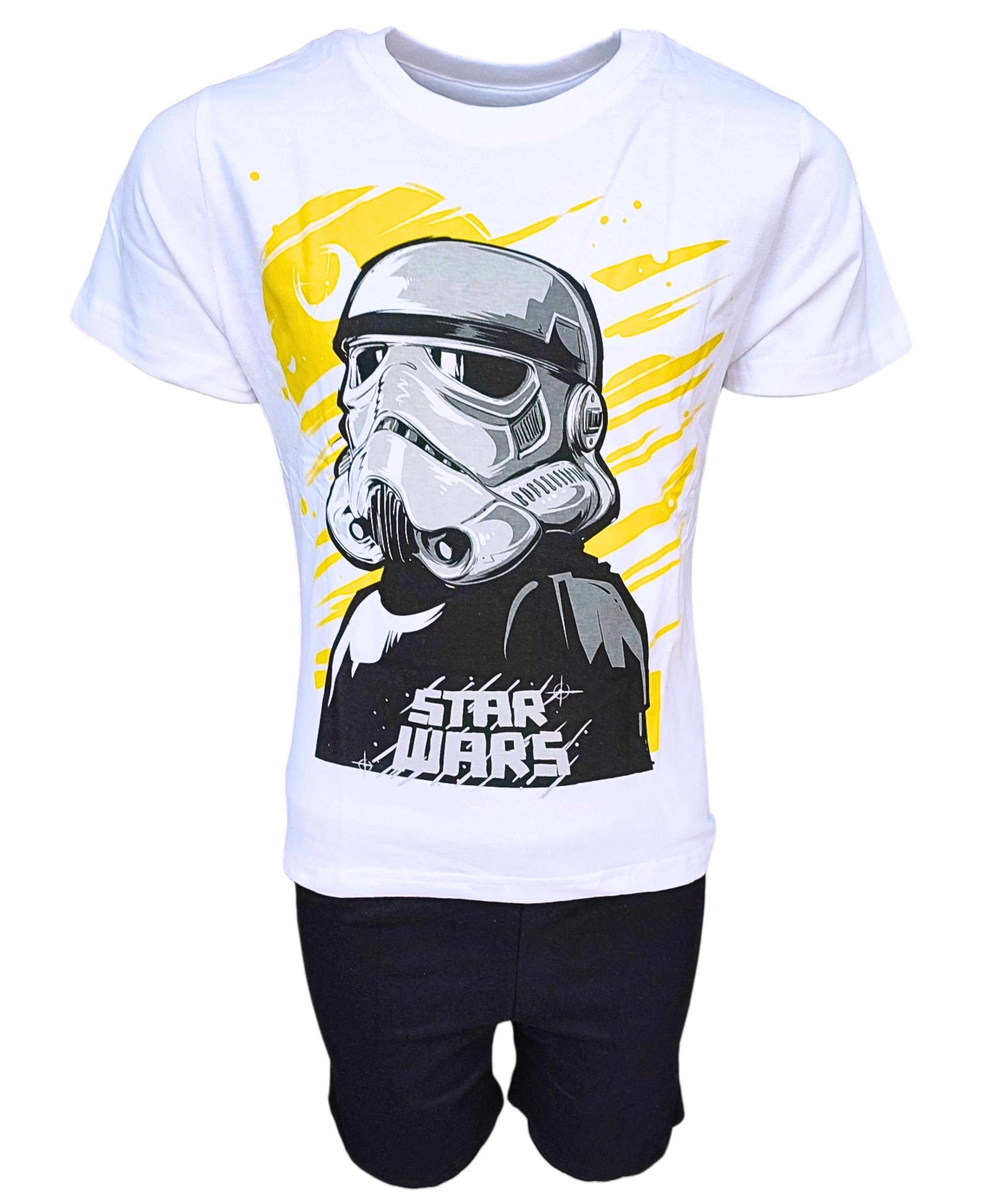 Star Wars Schlafanzug Strurmtruppler (2 tlg) Jungen Shorty aus Baumwolle Gr. 110 - 140 cm