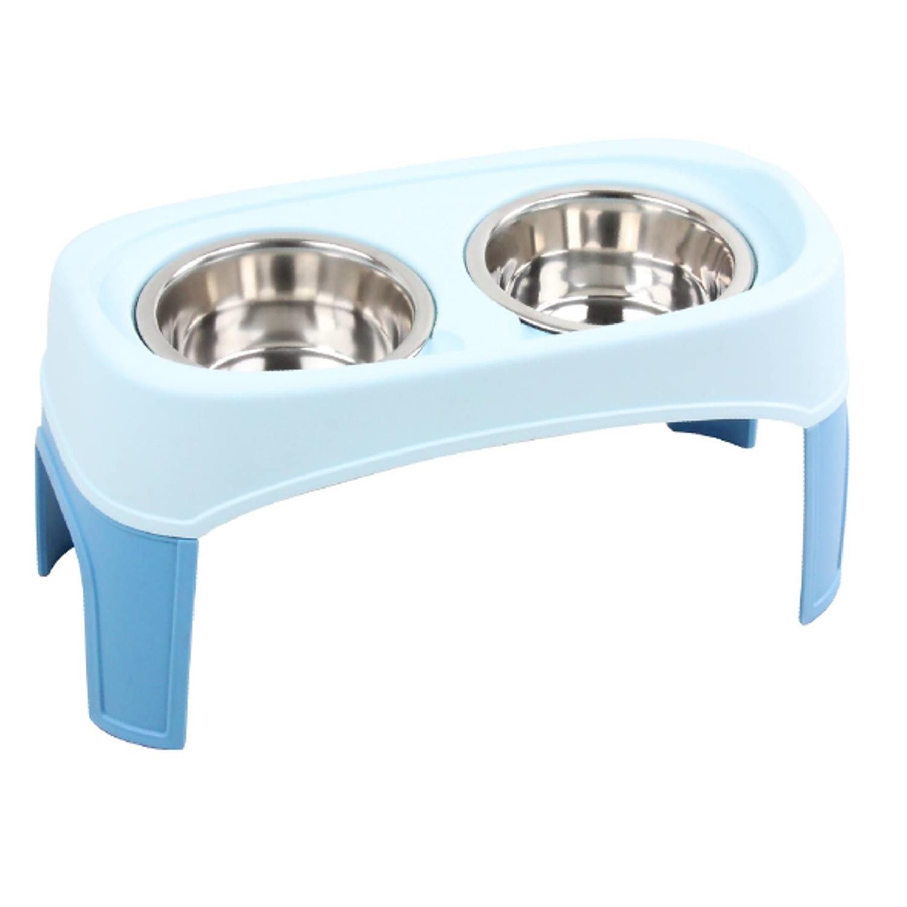 Reisenapf Futterstation Hundebar Fressanpf inkl. Ederstahlnäpfen 2 x 750 ml