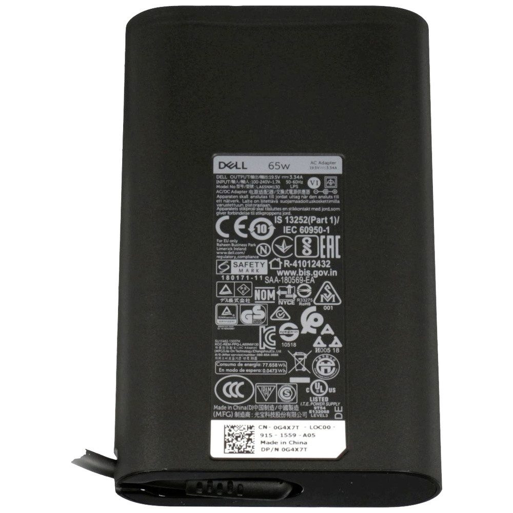 Dell Dell JNKWD Notebook-Netzteil 65 W 19.5 V/DC 3.34 A Notebook-Netzteil