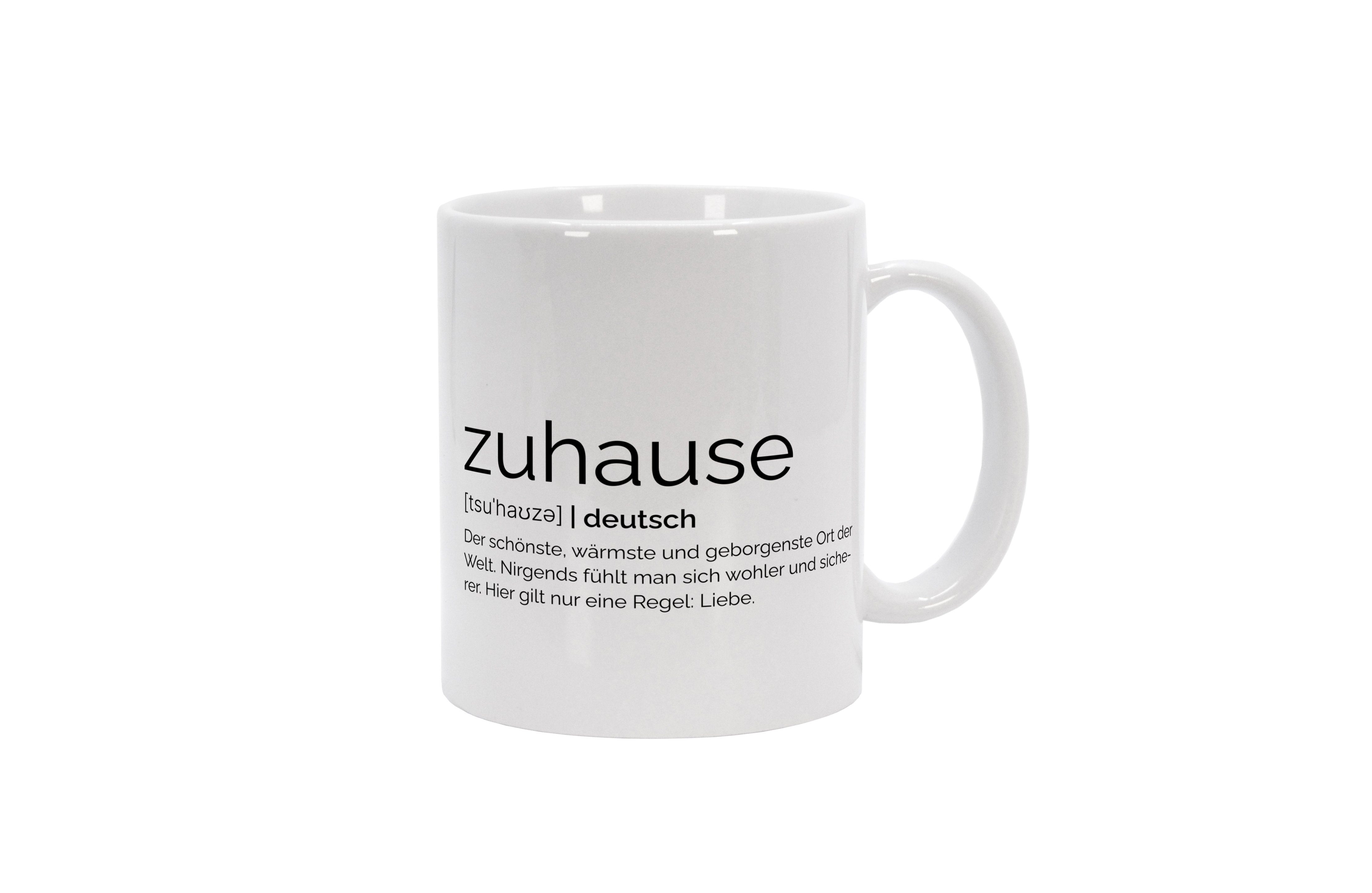 MOTIVISSO Tasse Zuhause