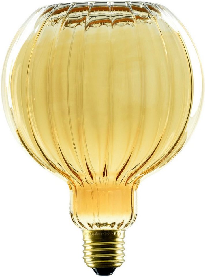 SEGULA LED-Leuchtmittel LED Floating Globe 125 straight gold, E27, 1 St.,  Extra-Warmweiß, LED Floating Globe 125 straight gold, E27, 4W, CRI 90,  dimmbar