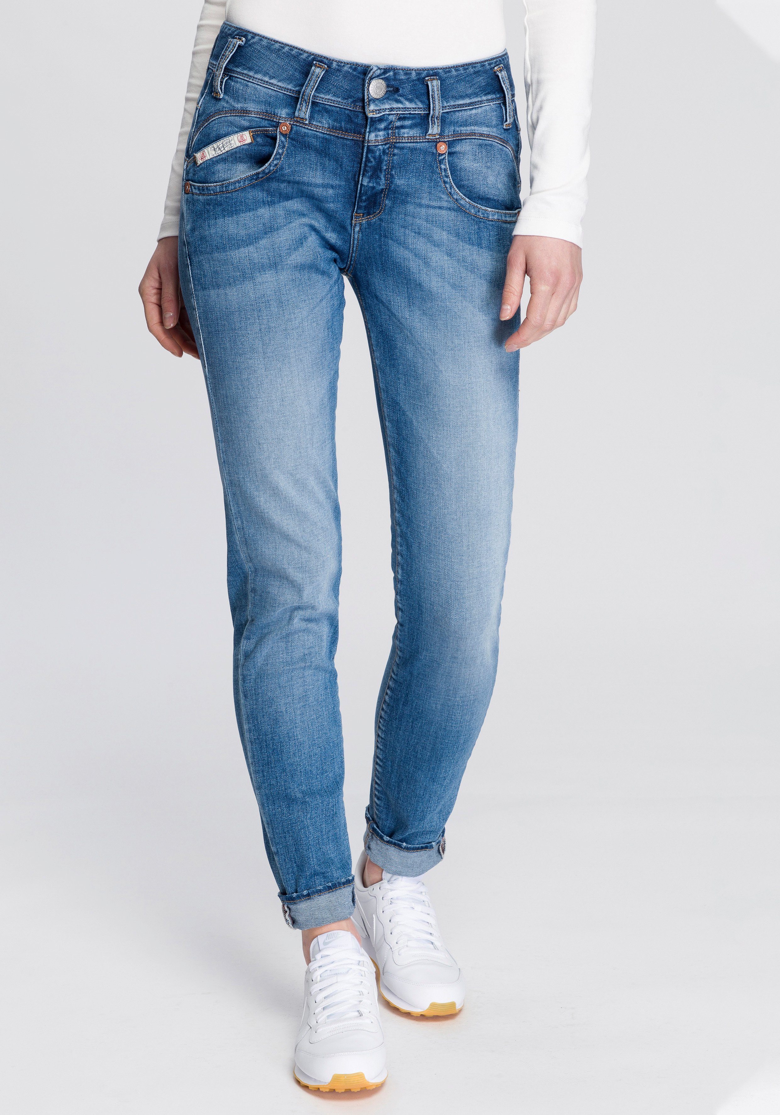 umweltfreundlich SLIM ORGANIC Kitotex dank Herrlicher Technology Slim-fit-Jeans PEARL