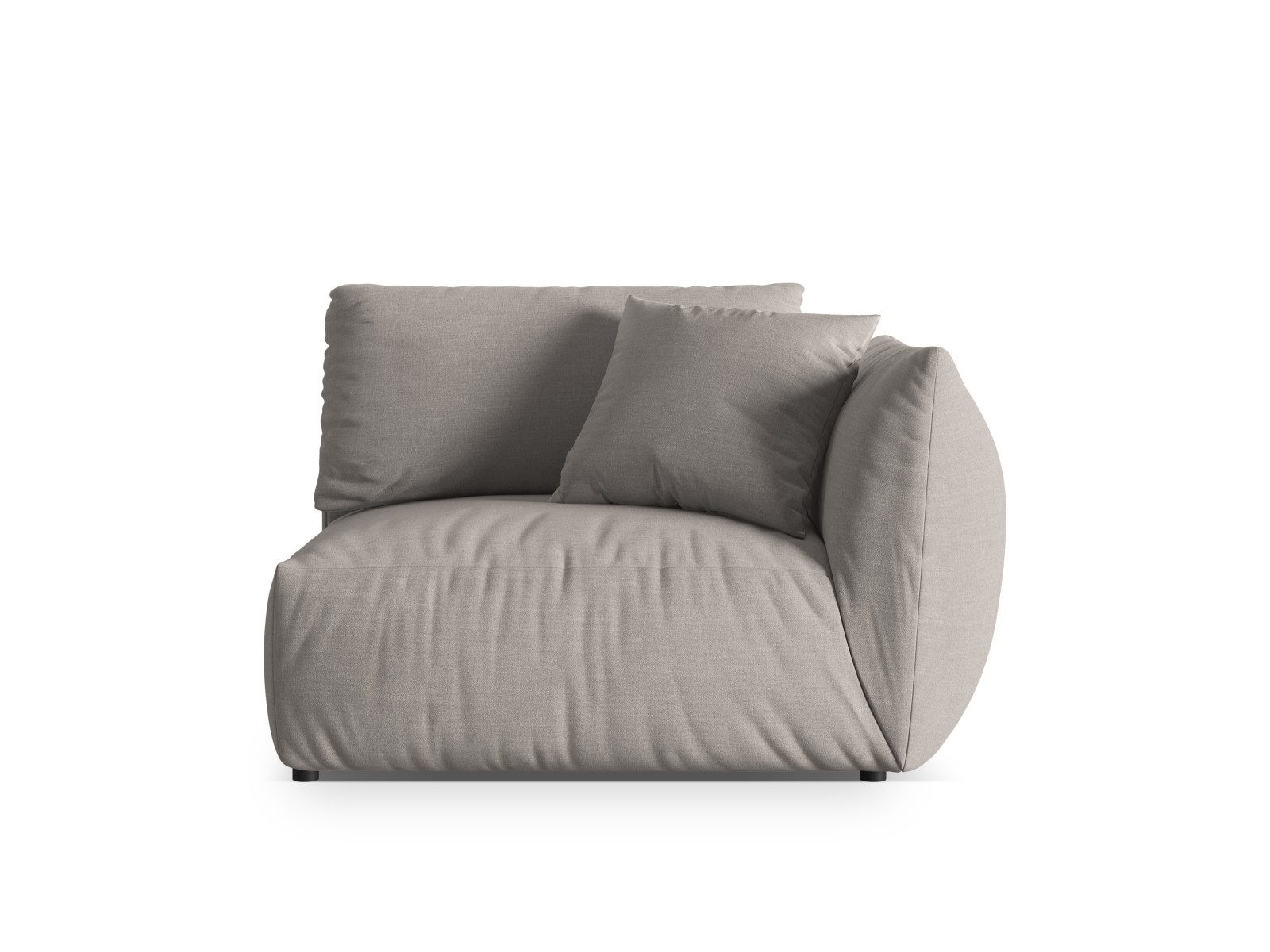 Micadoni Sofa-Eckelement Chris, Modul Mittelgroß 1-Sitzer