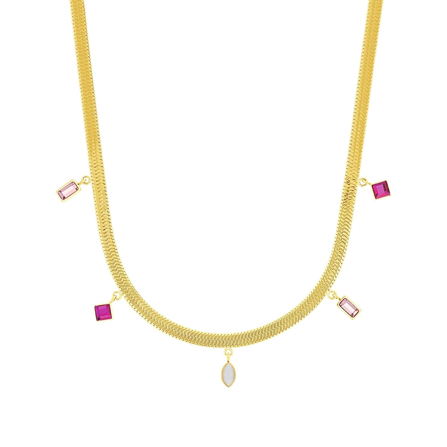 Edelstahlkette Amor Kette mit Anhänger