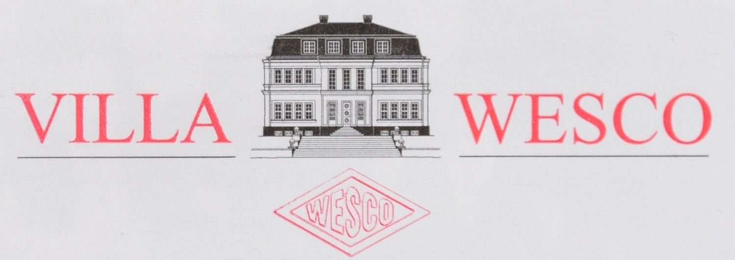 WESCO WC-Garnitur Villa Wesco Klo / Garnitur Edelstahl Bürste Klobürste WC Akazie Toilettenbürste