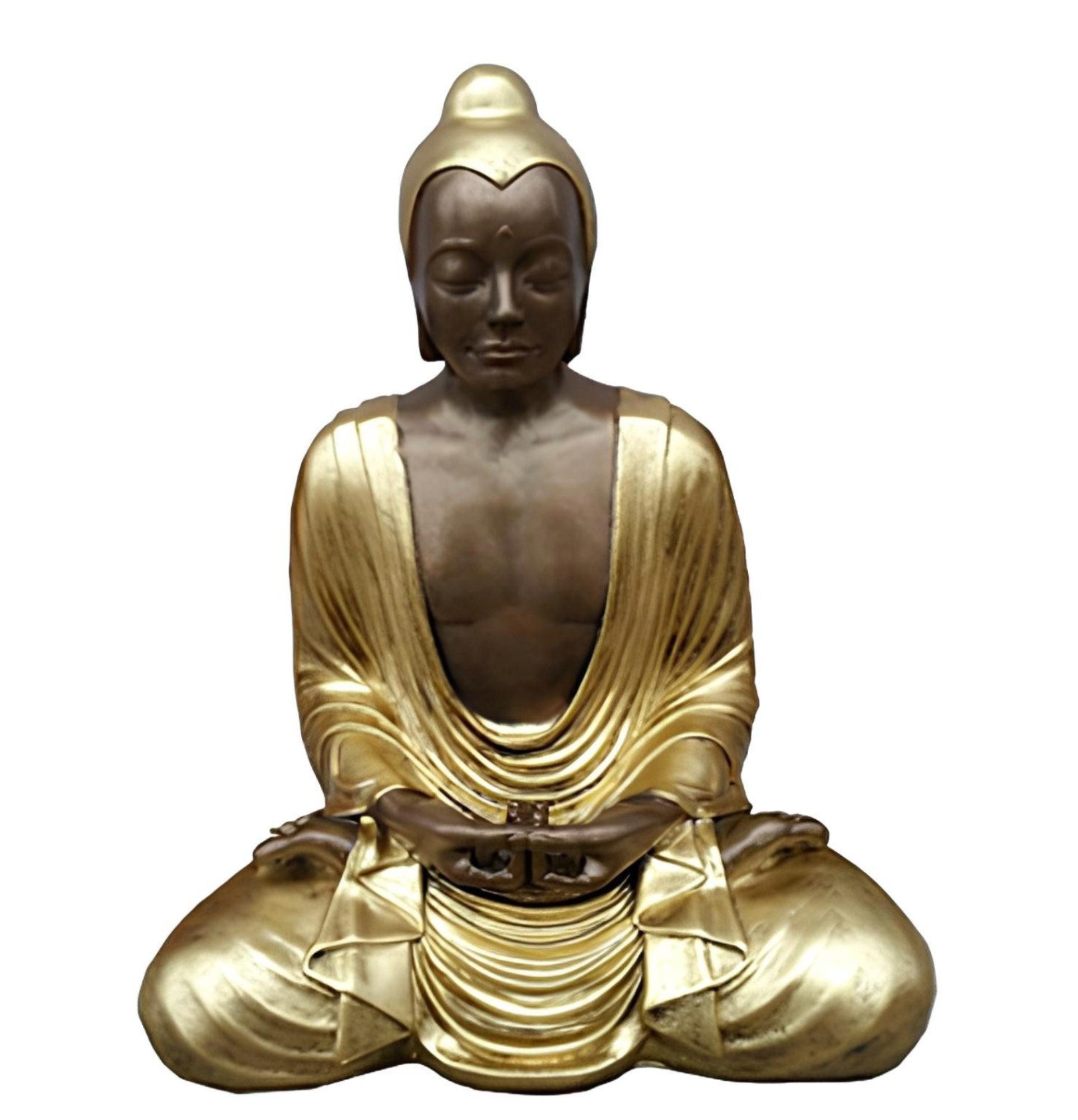 Xlmoebel Buddhafigur Buddha Deko-Figur aus hochwertigem Material mit feinen Details (SKULPTUR MATERIAL: ACRYL 47 cm Höhe), Hergestellt in Europa