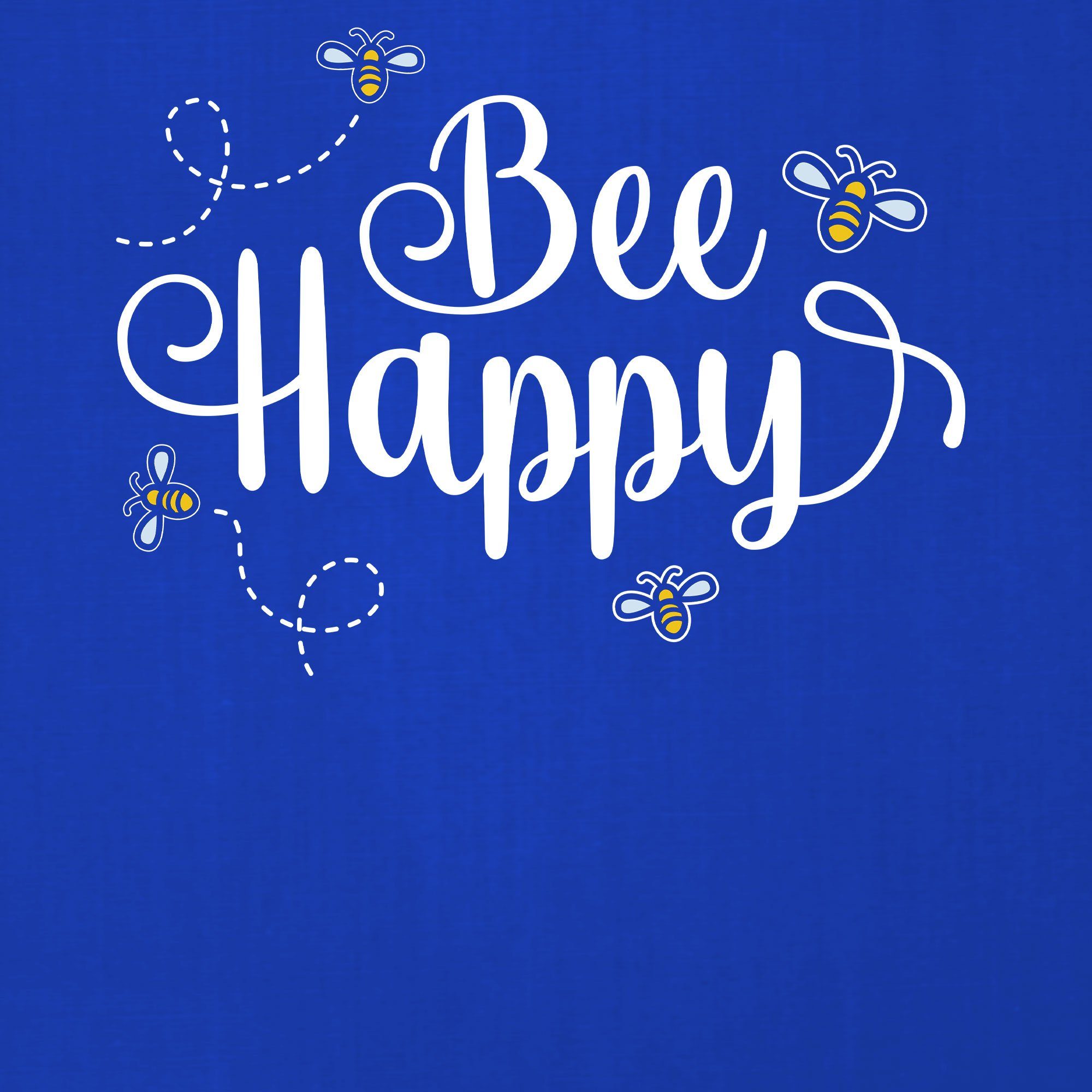Honig Formatee Kurzarmshirt Biene T-Shirt - Blau Quattro Bee Imker (1-tlg) Herren Happy