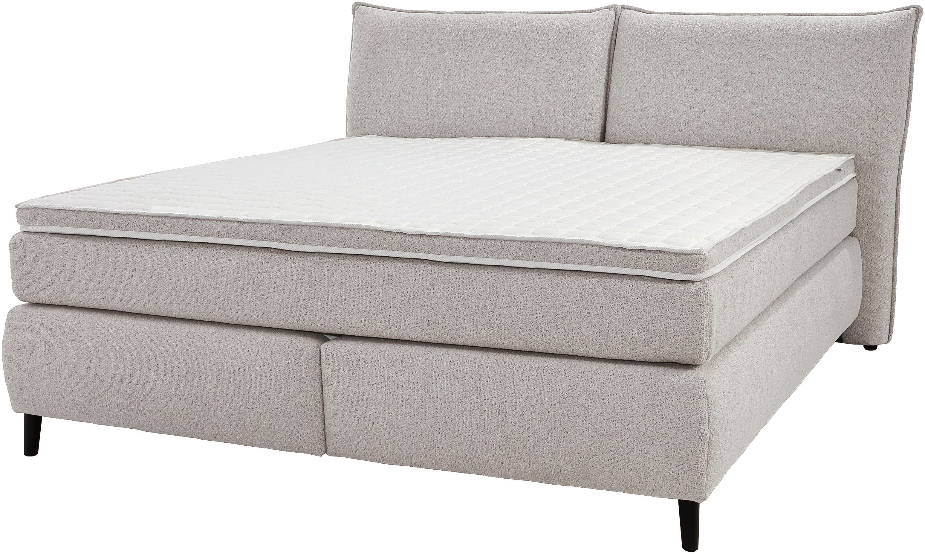 Jockenhöfer Gruppe Boxspringbett Hacienda, Breite 180cm,erhältlich in verschiedenen Farben, 7-Zonen-TTFK-Matratze, KS-Topper, verschiedene Härtegrade wählbar