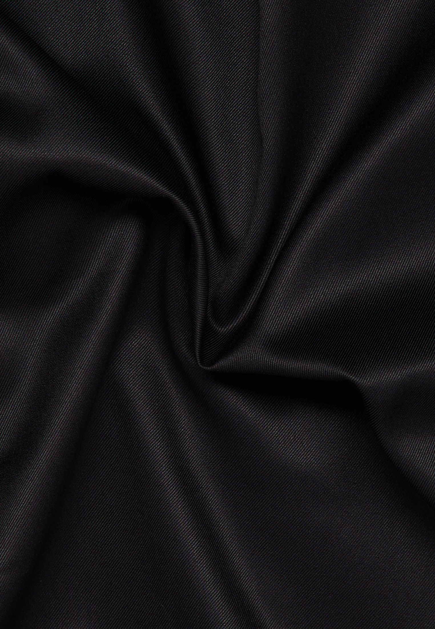 Langarmhemd schwarz COMFORT Eterna FIT