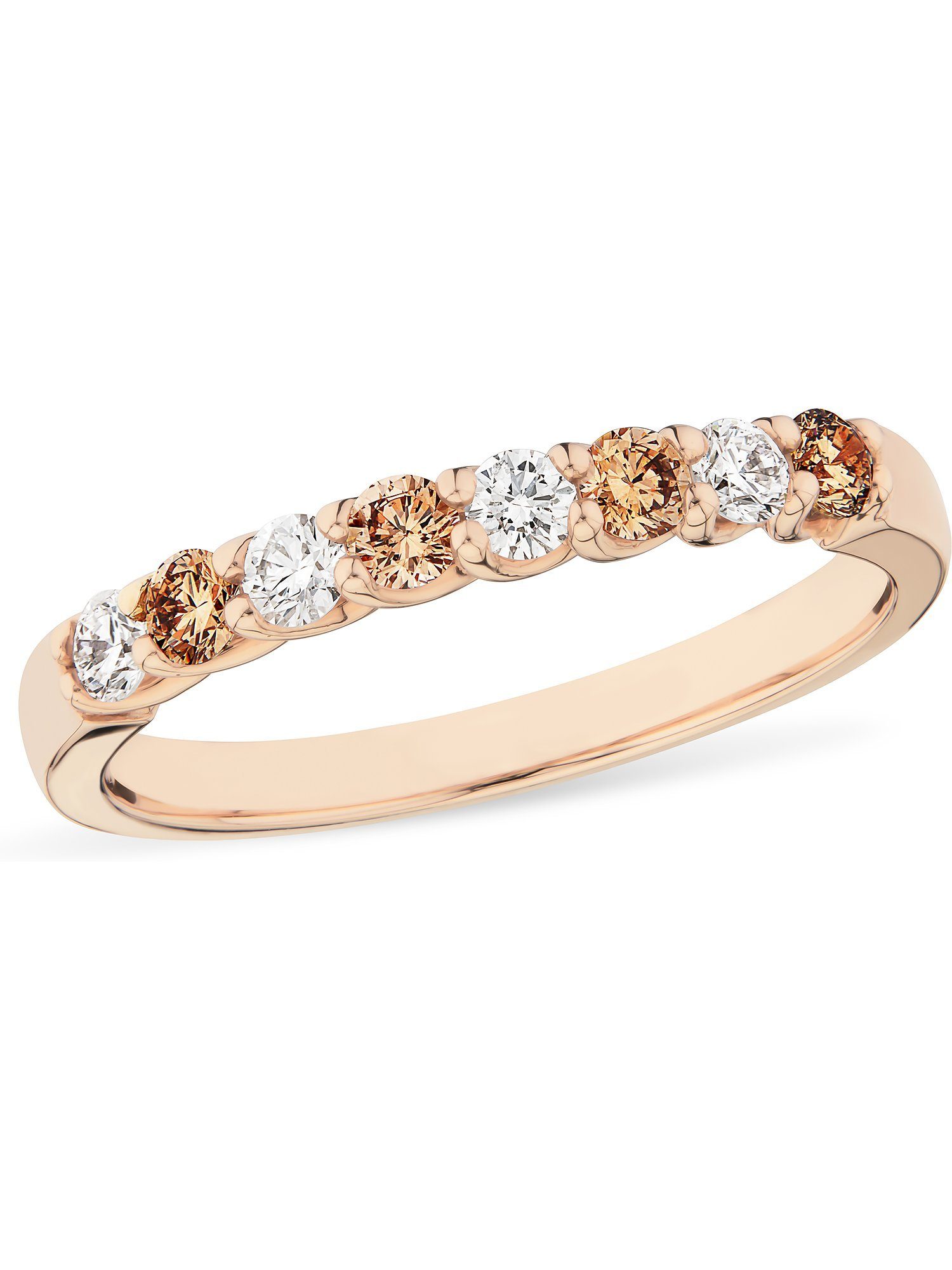 CHRIST Diamantring CHRIST Damen-Damenring 585er Rotgold 4 Diamant günstig online kaufen