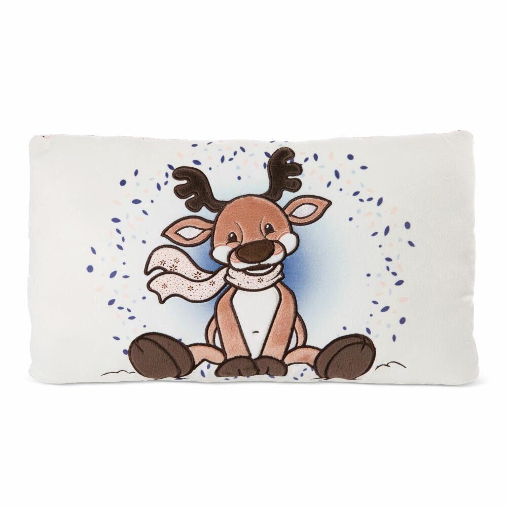 Nici Dekokissen Winter Friends Kissen Rentier Jonte 43 x 25 cm