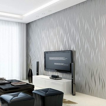 zggzerg Strukturtapete International Wallpaper Moderne, mit Wasserpflanzen-Muster