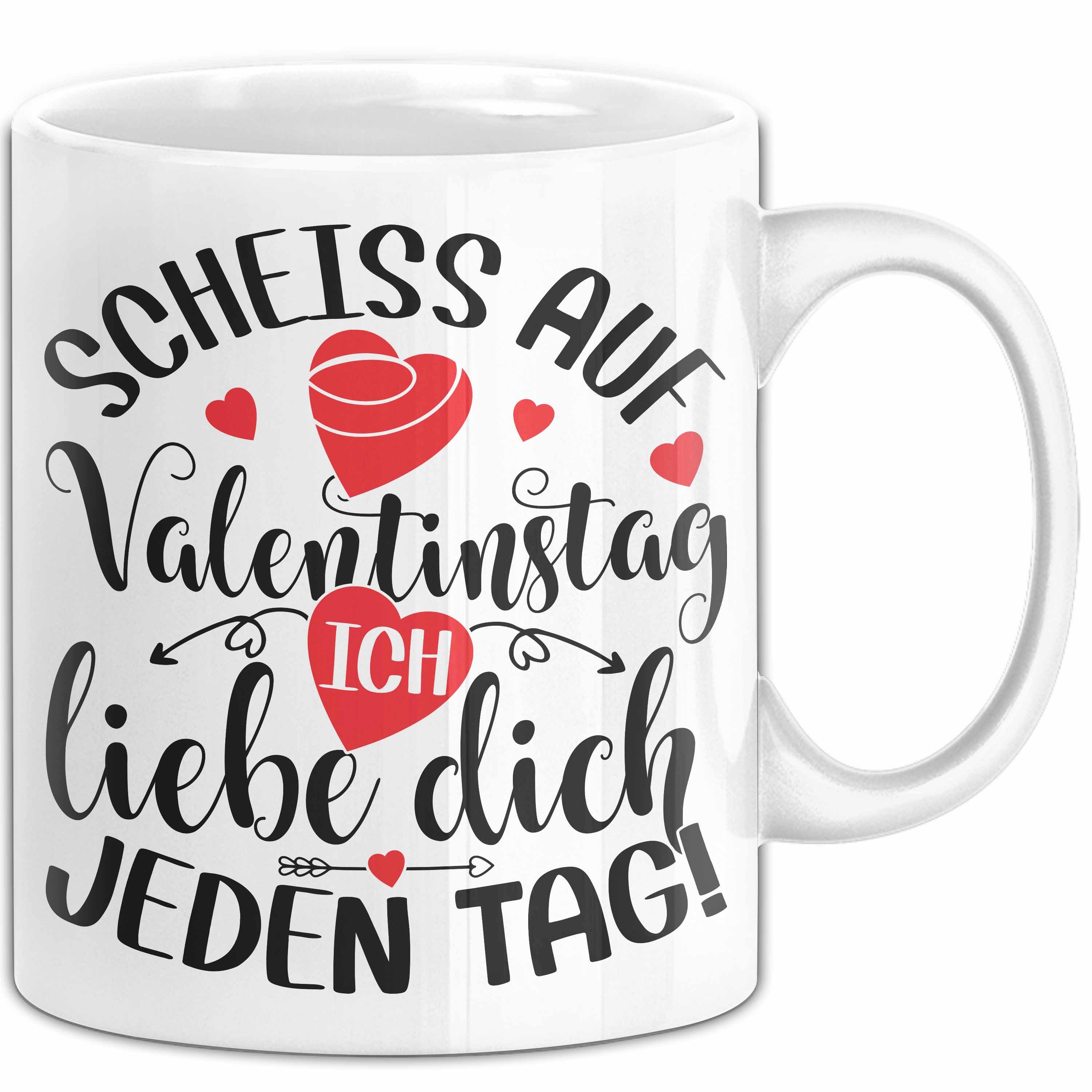 Trendation Tasse Valentinstag Tasse Geschenk für Ihn Sie Männer Für Paare Freundin Gesc