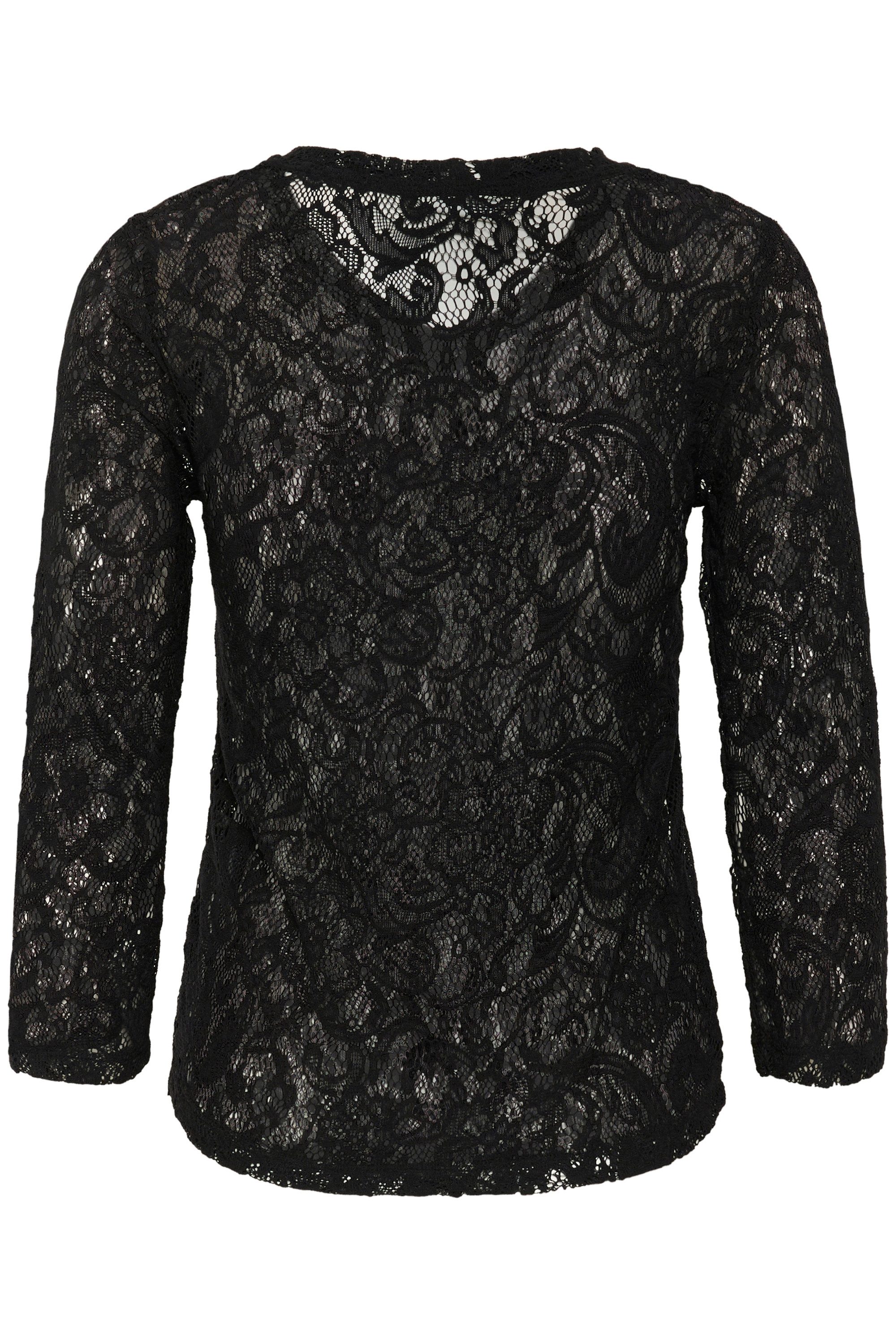 KAFFE Langarmbluse Langarm-Bluse KAlace