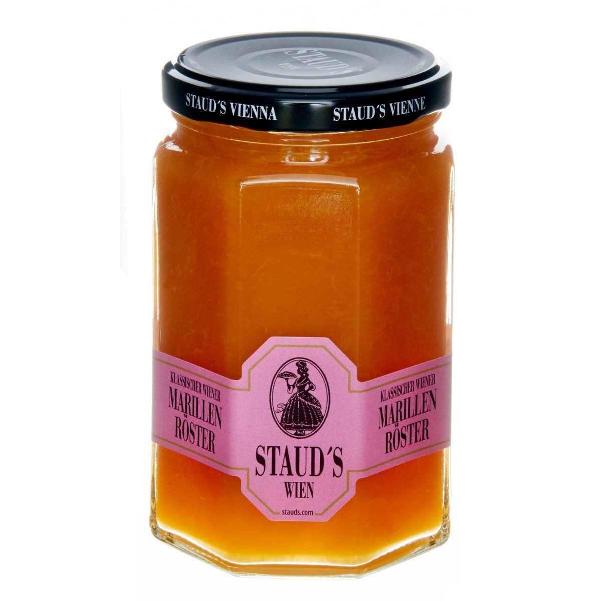 STAUD’S Wien Obstkonserve Staud’s Marillenröster 314 ml – Fein-fruchtiges Aprikosenkompott, 310 g