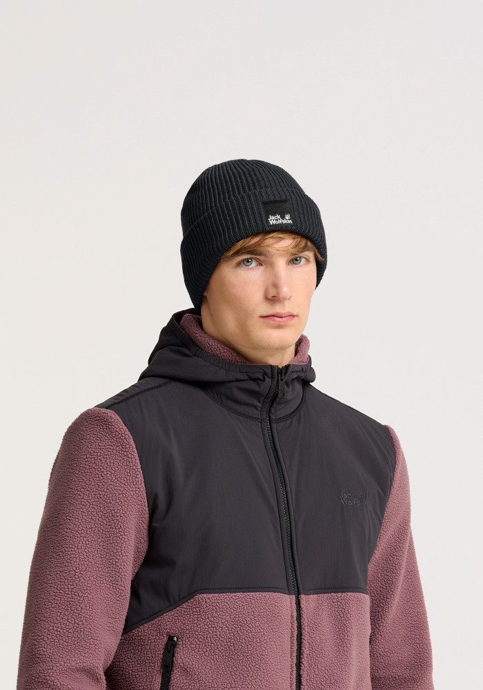 Jack Wolfskin Beanie PERGAMON BEANIE Strickmütze, winddicht, warm – Bild 5 von 5