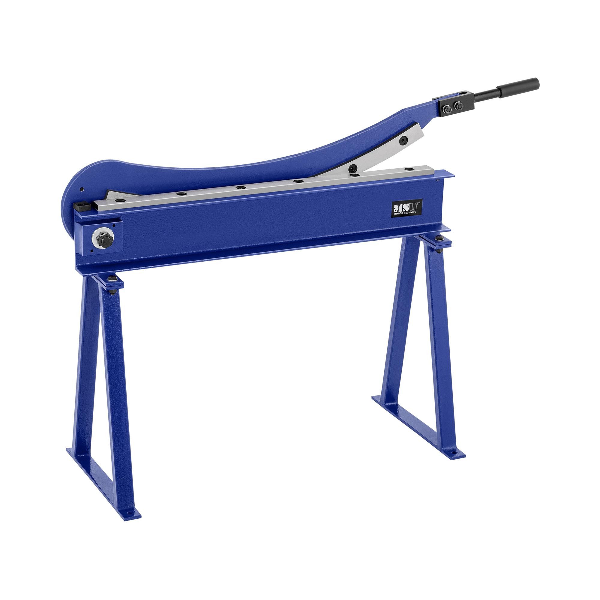 MSW Blechschere Schlagschere Hebelschere 800mm Schnittlänge Untergestell