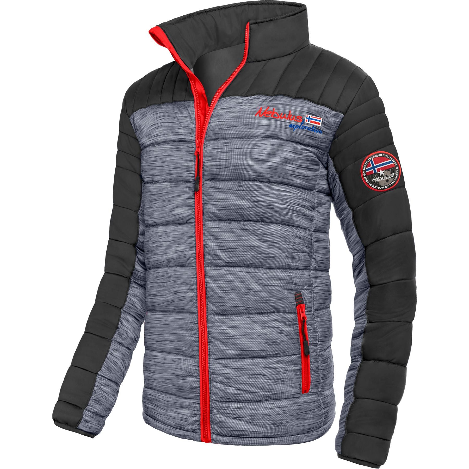 Winterjacke EMOTION, P5892 - Herren, schwarz-rot, XXL
