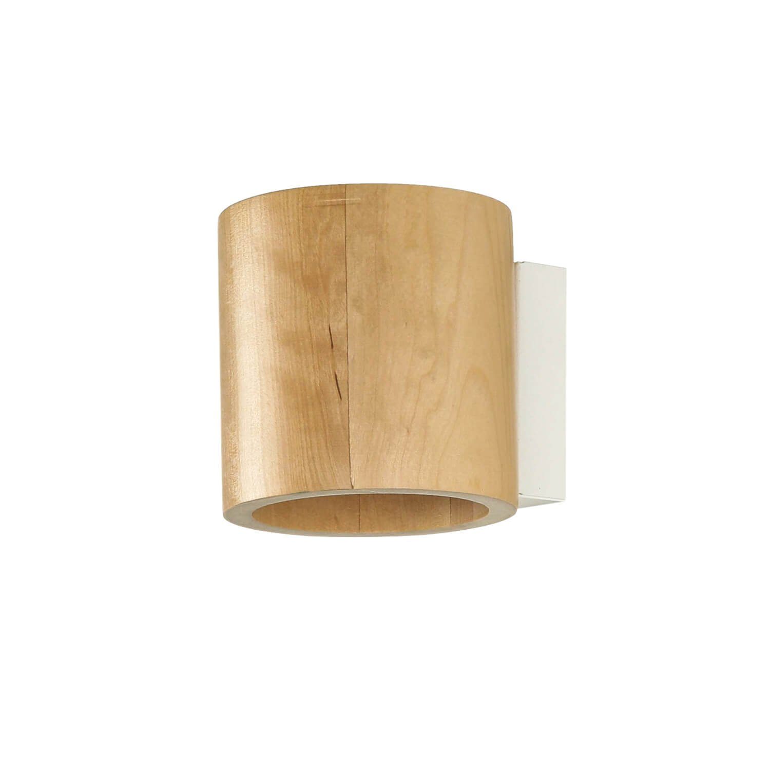 Flur Licht-Erlebnisse Kleine Warmweiß, Modern Up LED wechselbar, Down VALERYA, VALERYA G9 wohnlich Wandlampe Wandleuchte Holz