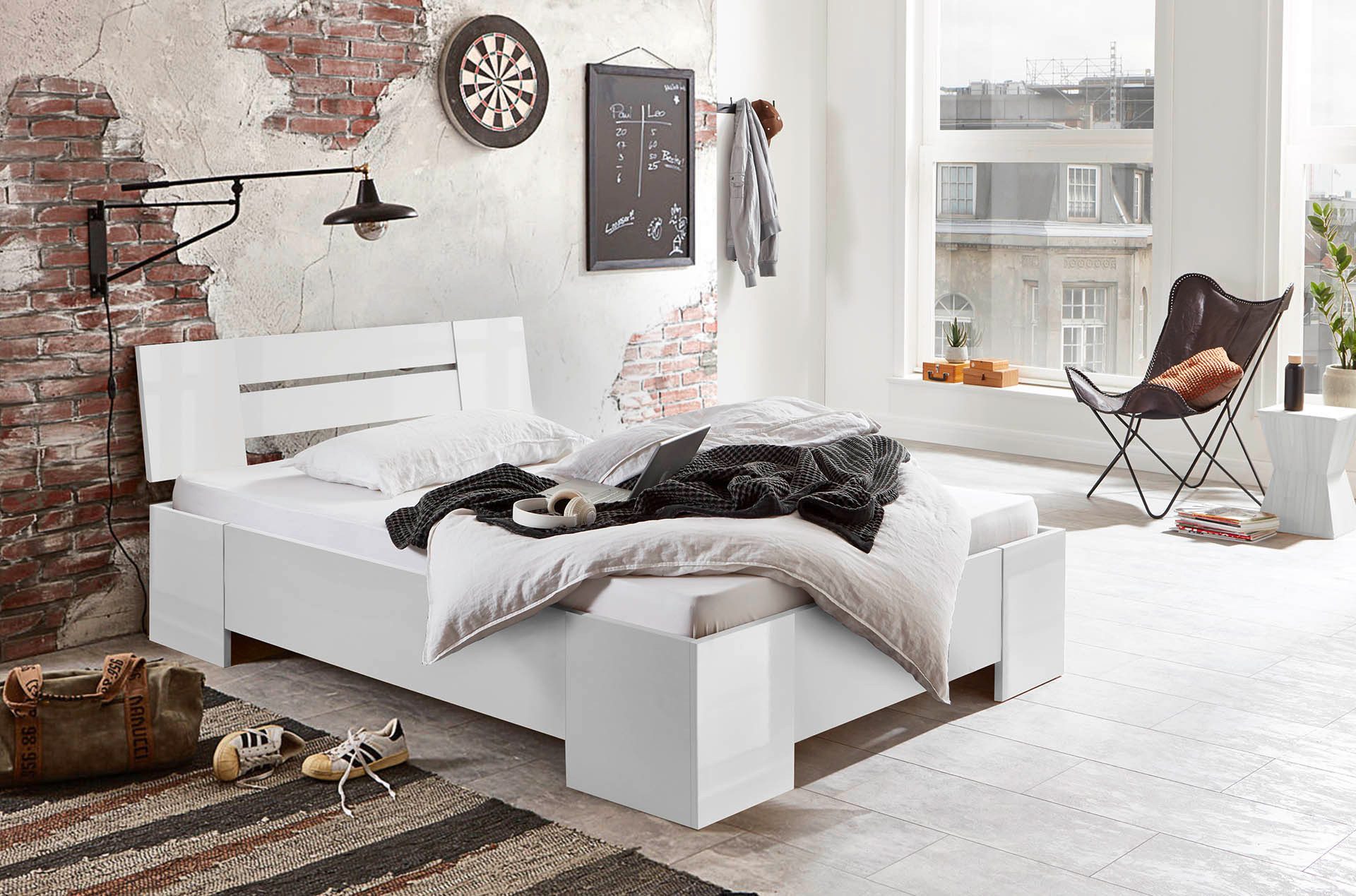 BMG Möbel Futonbett Graz (Bett 140x200 günstig online kaufen