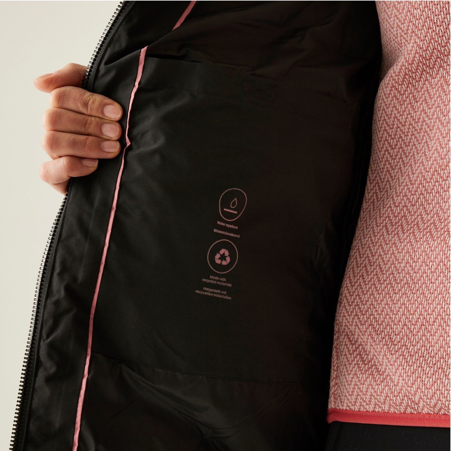Regatta Funktionsjacke Wintermantel Ujeane mit abnehmbarer Kapuze