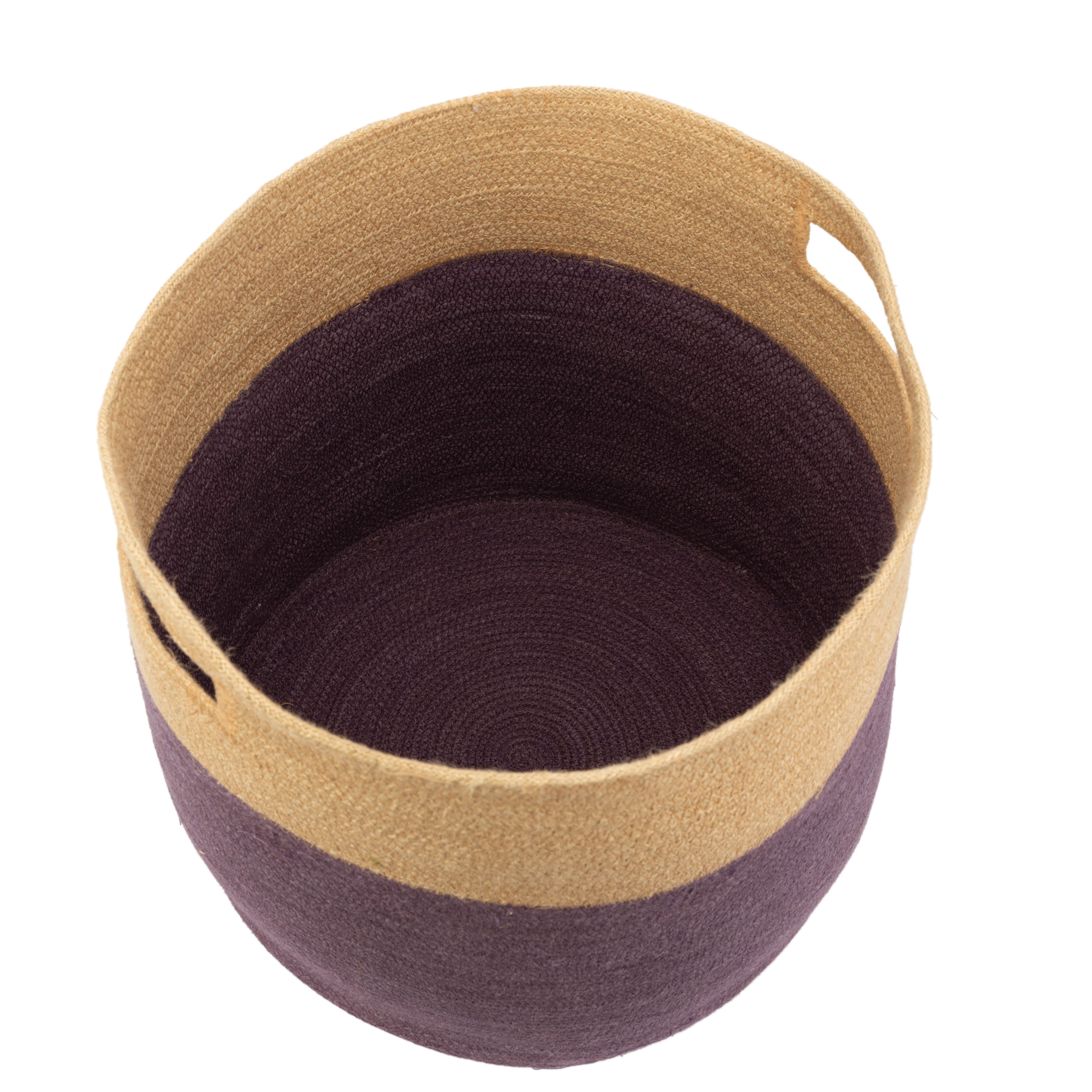 El Puente Aufbewahrungskorb Korb "Colorblock", Handmade, Handmade