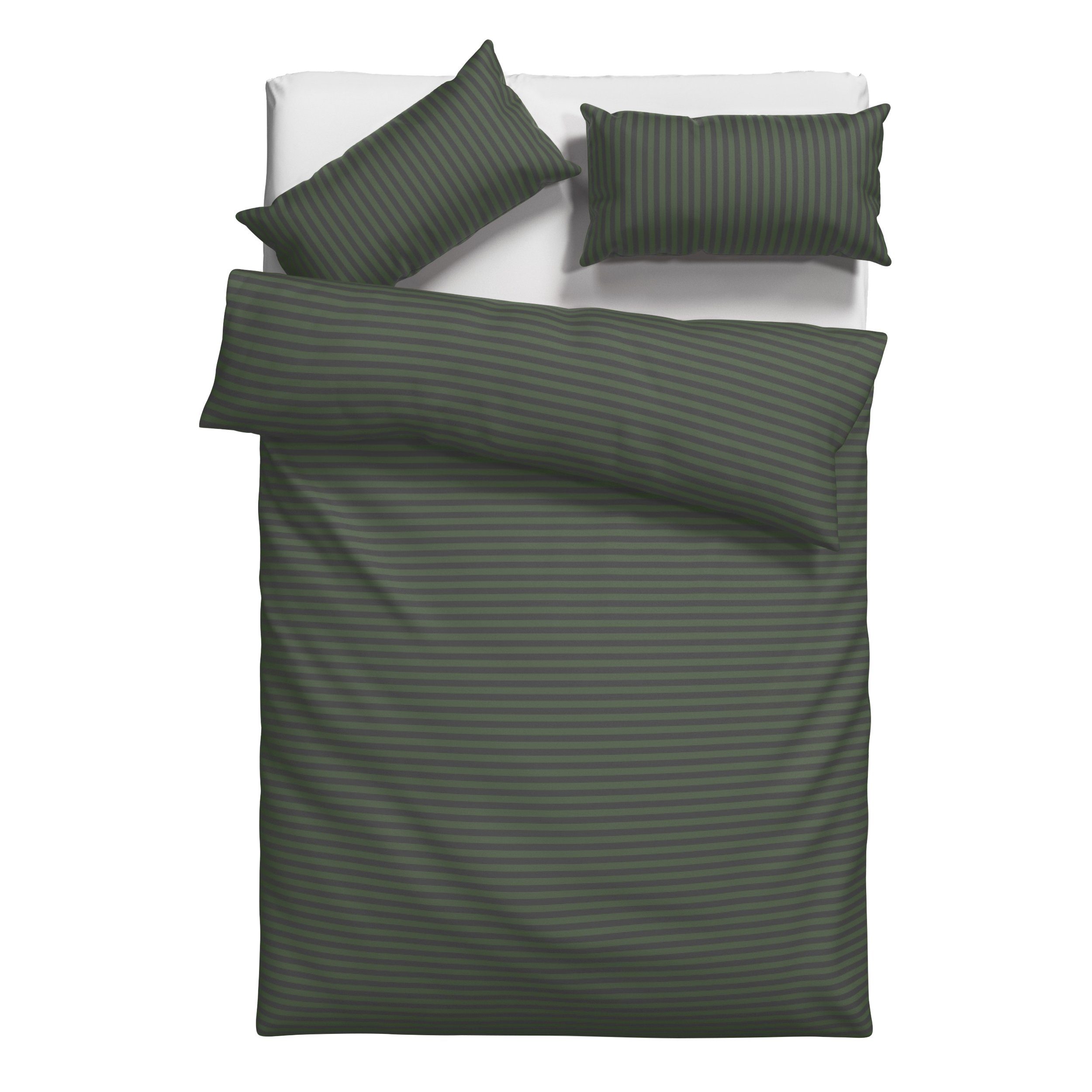 Bruno Banani Bettwäsche Jassen mit feinen Querstreifen, Renforcé, 2 teilig, moderne Streifen-Bettwäsche, mehrere Qualitäten, auch Premium – Bild 2 von 5