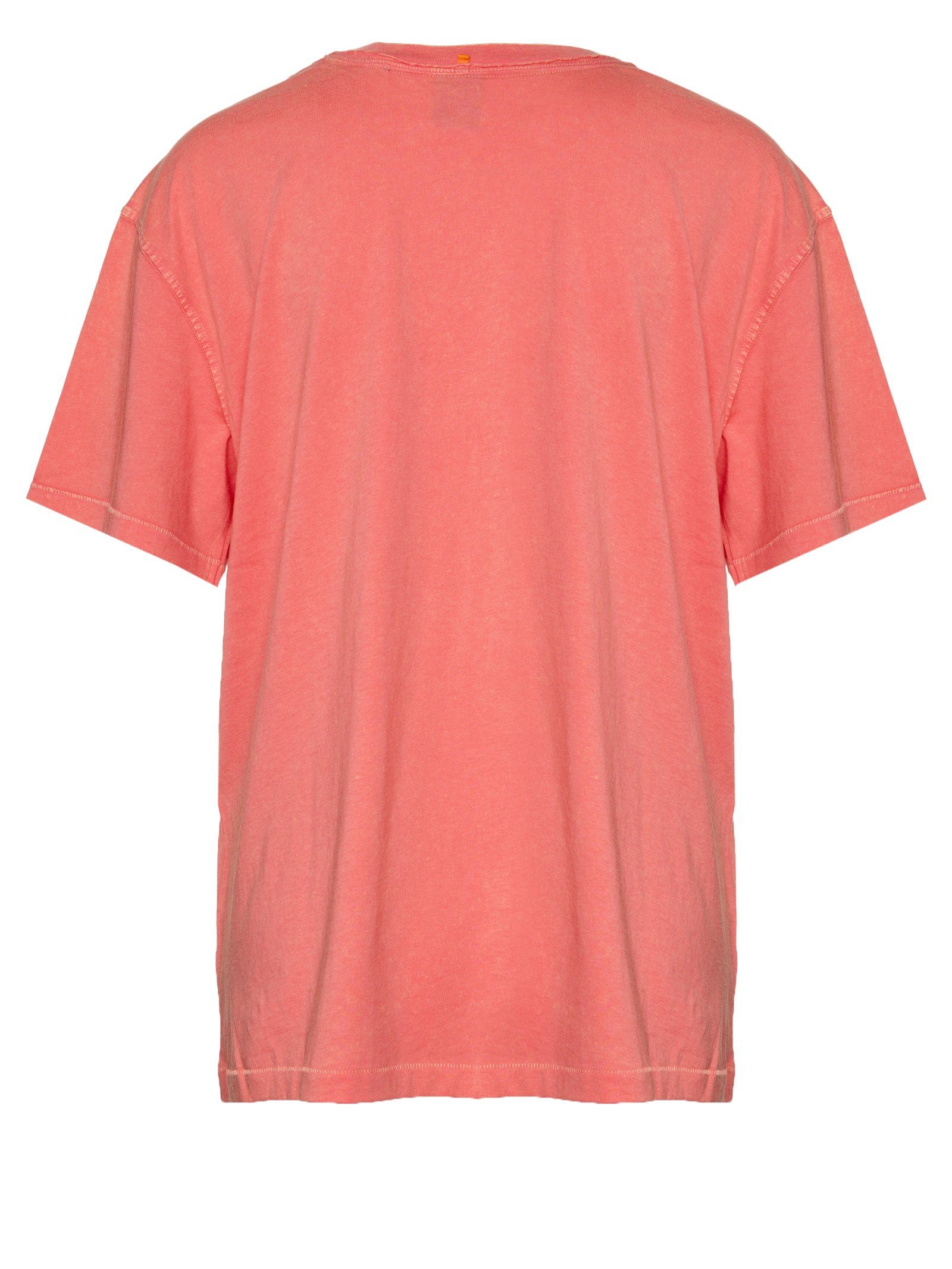 (1-tlg) (677) ORANGE BOSS T-Shirt C_Erelaxed Rot