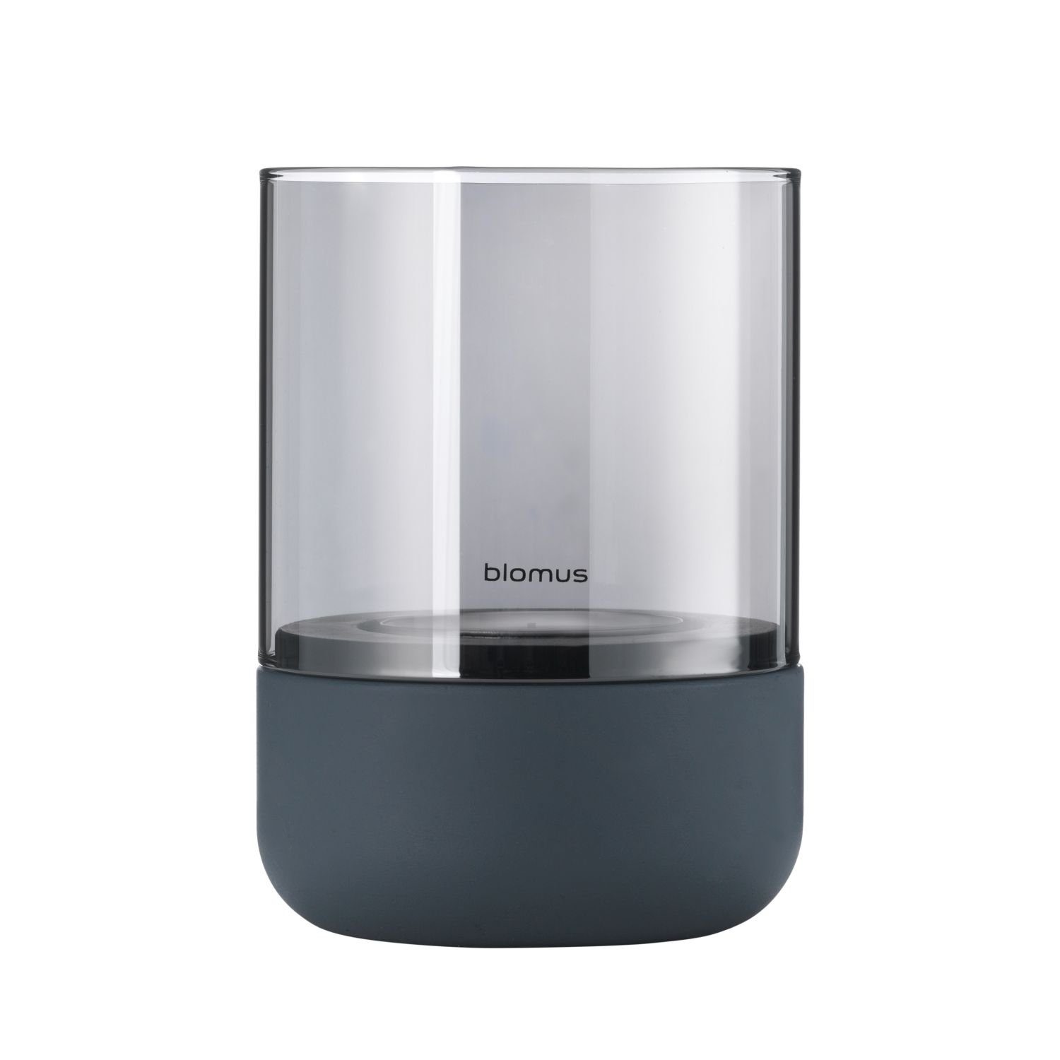 blomus Teelichthalter Calma S Steel Gray Smoke